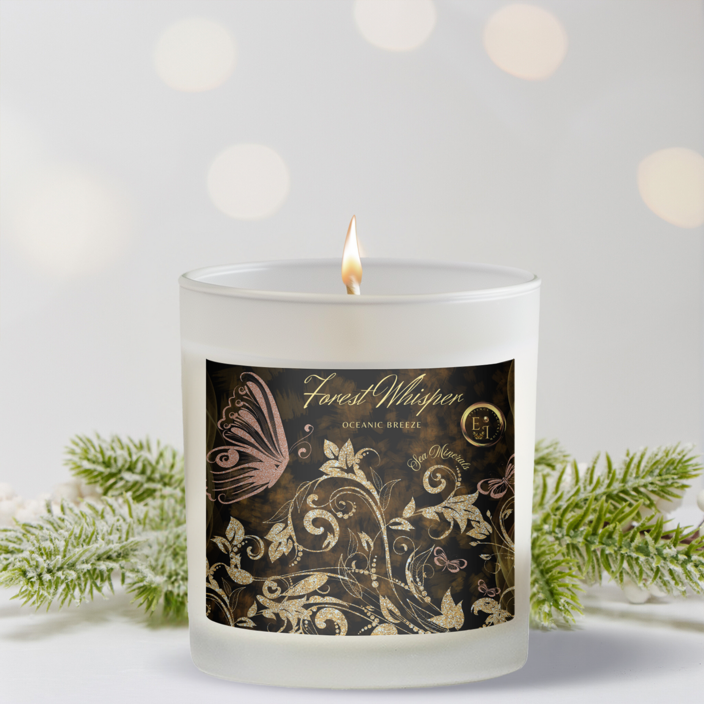 Oceanic Breeze | Sea Minerals | Luxury Frosted Candle