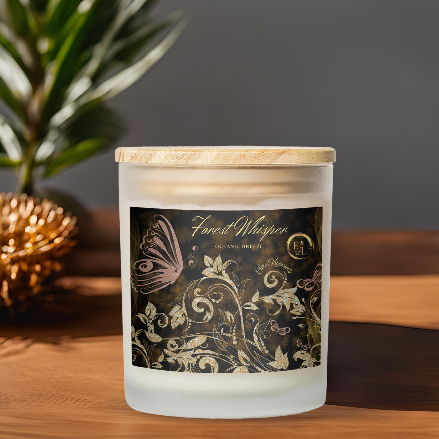 Oceanic Breeze | Sea Minerals | Luxury Frosted Candle