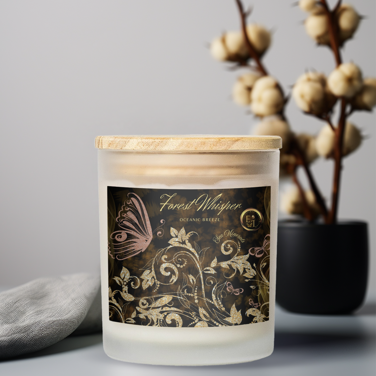 Oceanic Breeze | Sea Minerals | Luxury Frosted Candle