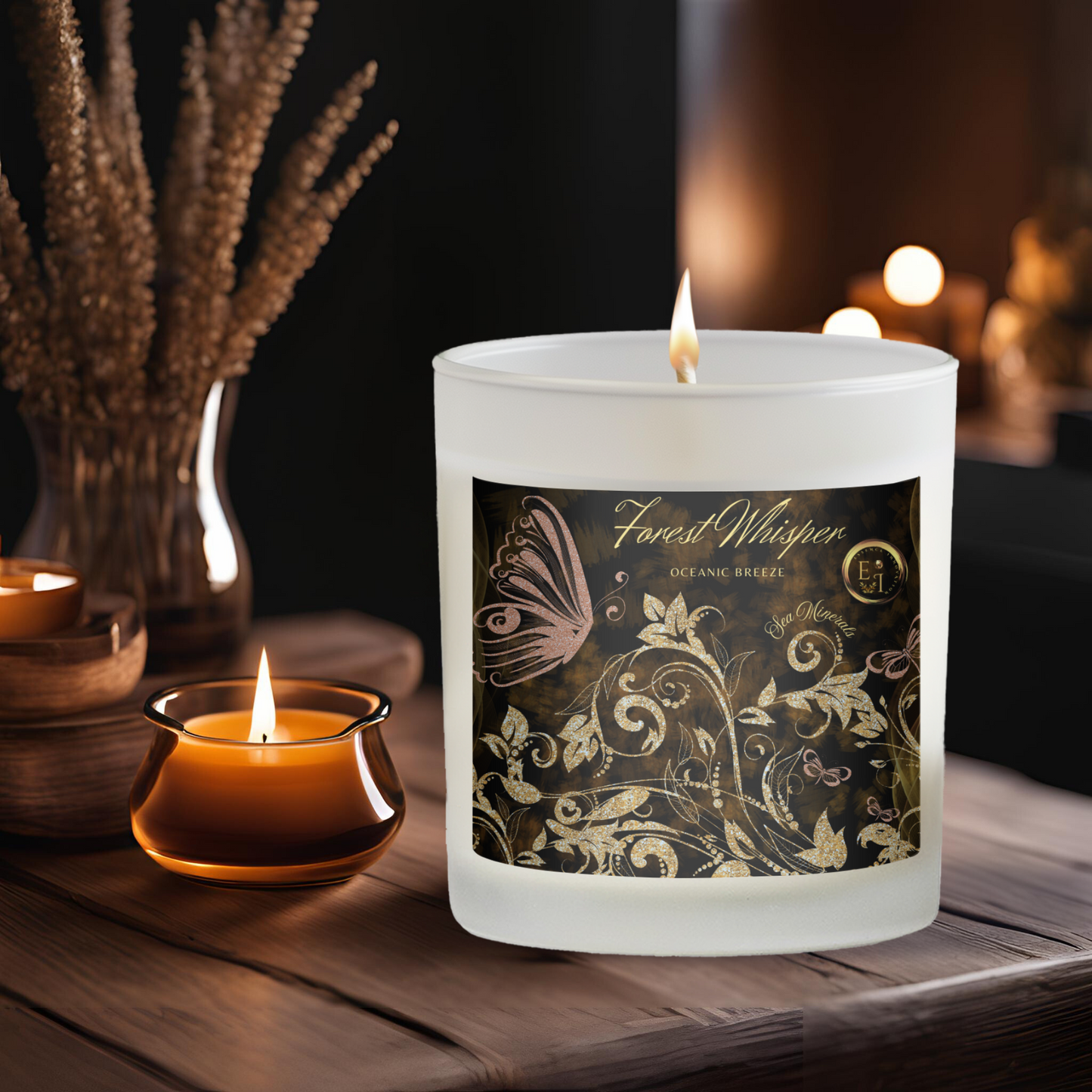 Oceanic Breeze | Sea Minerals | Luxury Frosted Candle