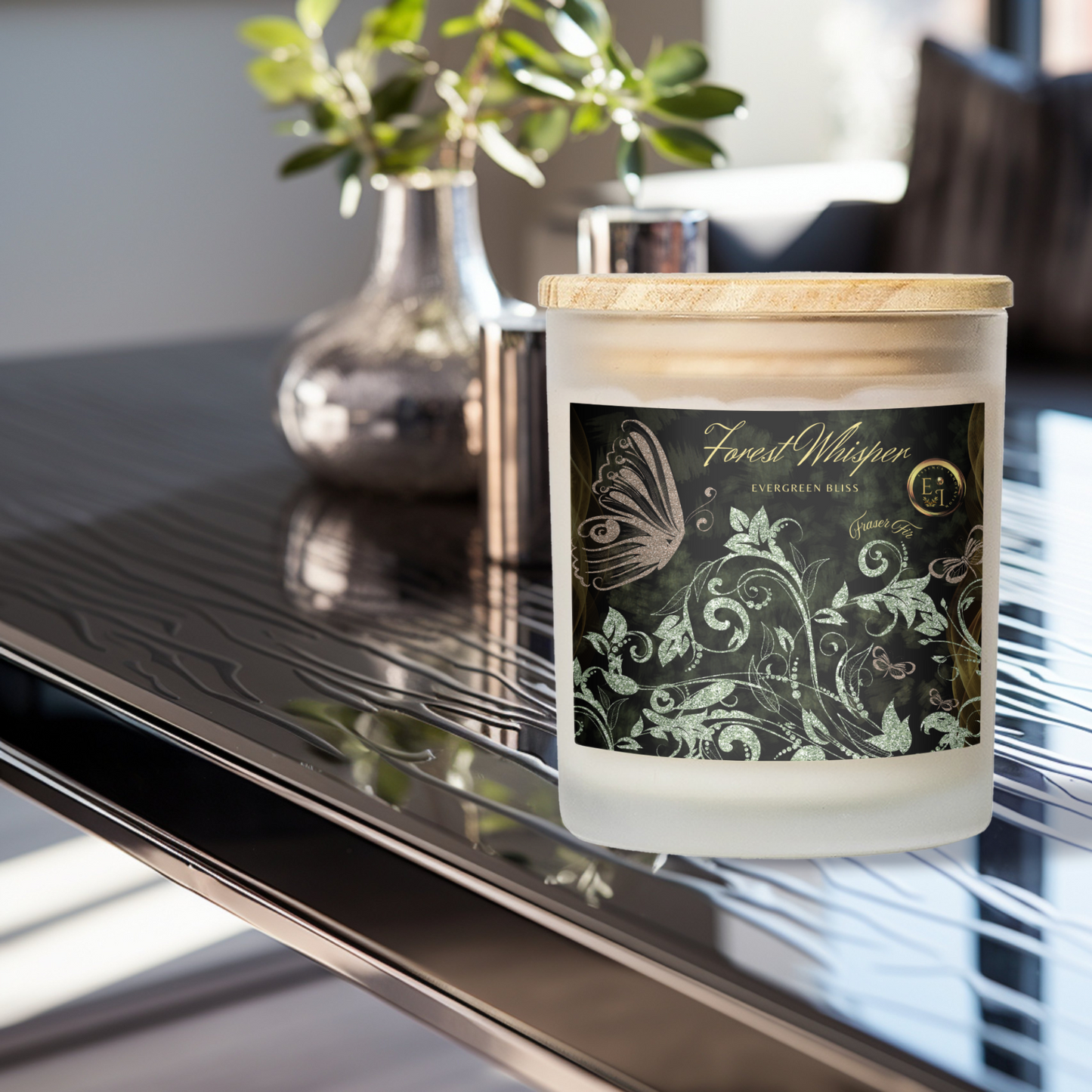 Lavender Serenity | Lavender | Luxury Frosted Candle