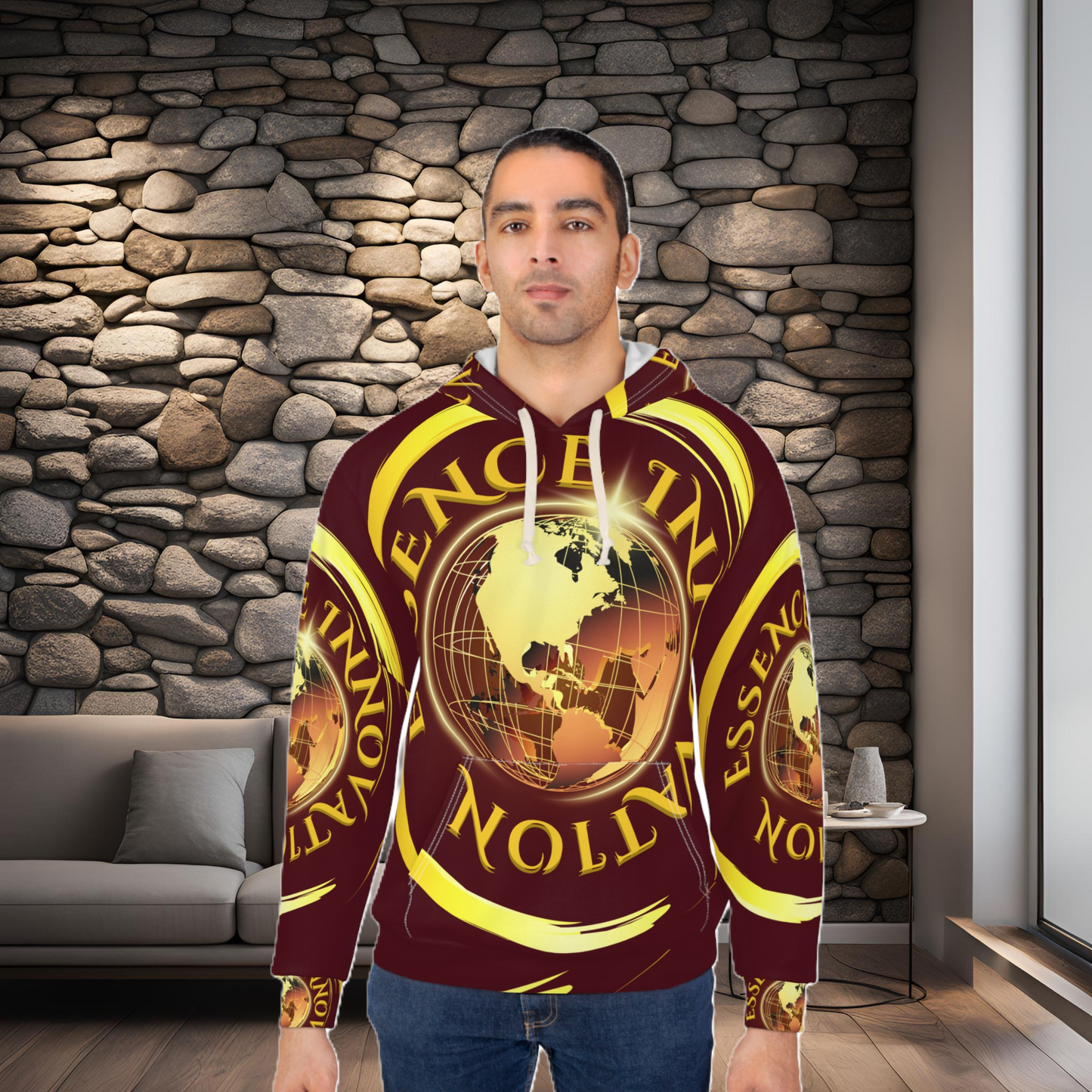 Essence Unapologetically Bold Burgundy | Luxury Hoodies | EI Fashion