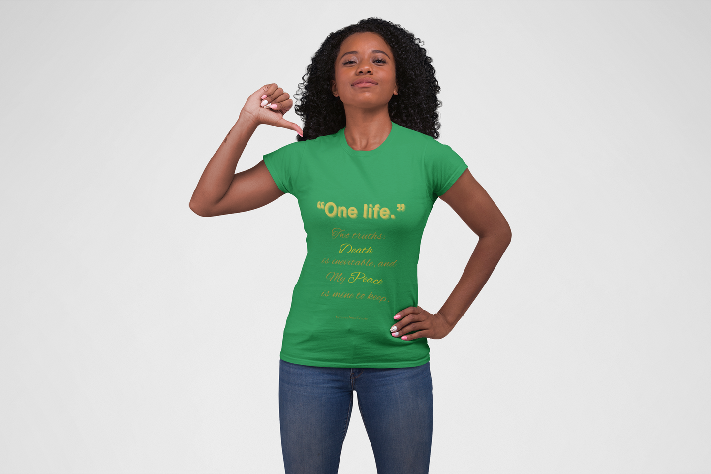 One Life Tee Irish Green | Seek More Collection | EI Fashion