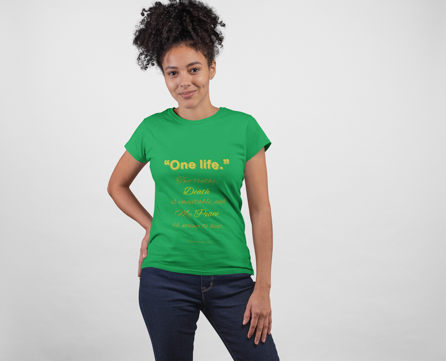 One Life Tee Irish Green | Seek More Collection | EI Fashion