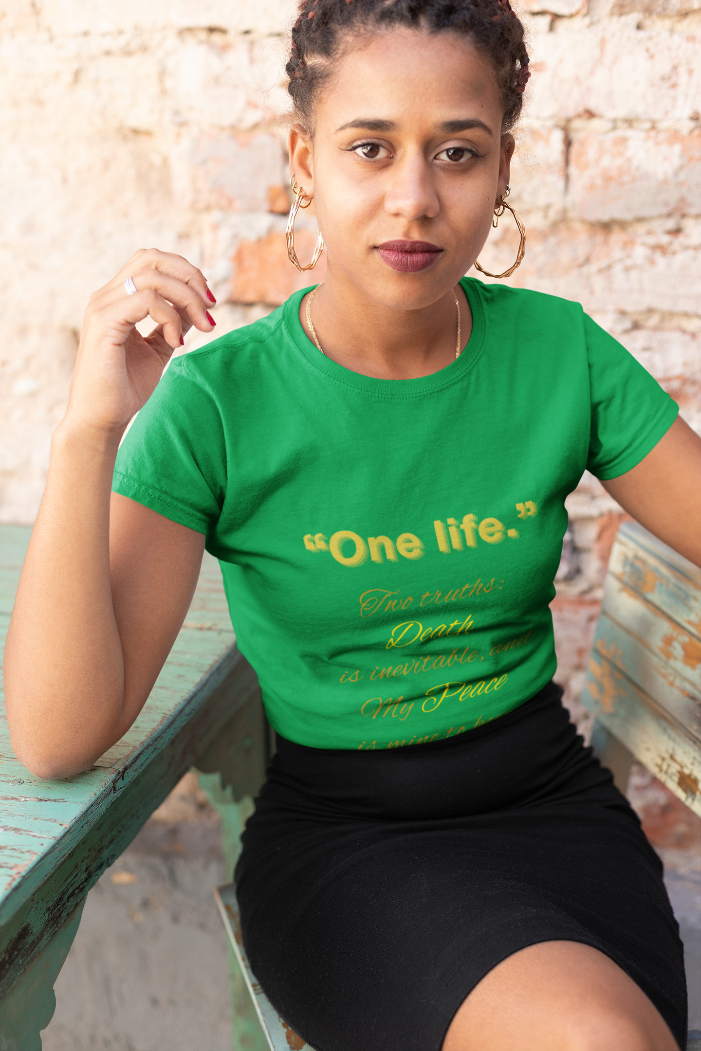 One Life Tee Irish Green | Seek More Collection | EI Fashion