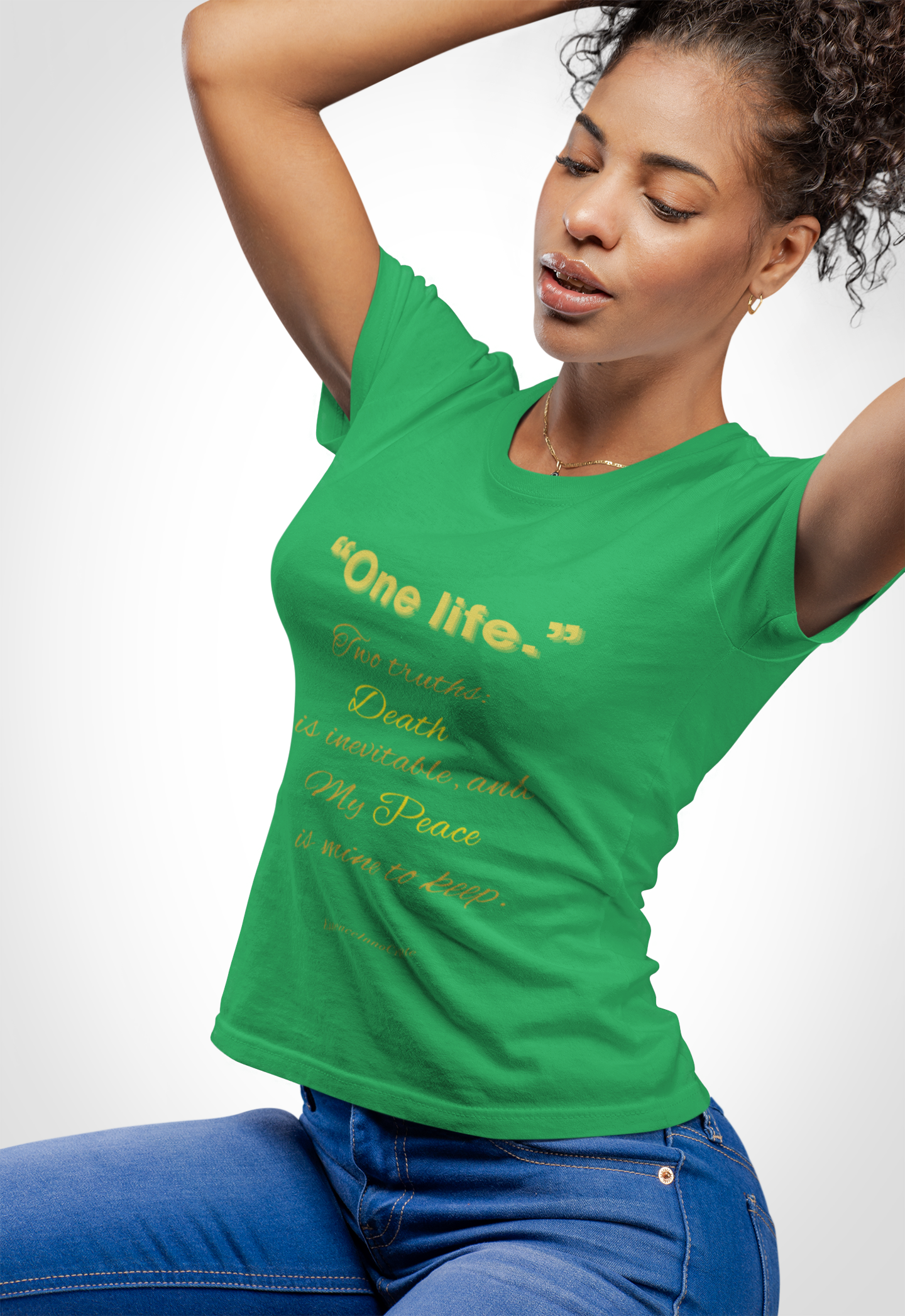 One Life Tee Irish Green | Seek More Collection | EI Fashion