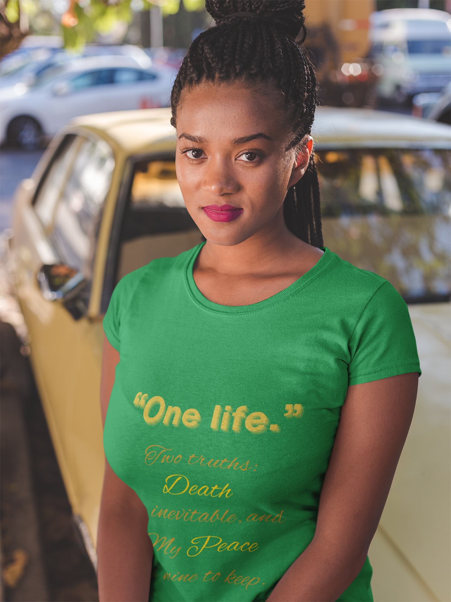 One Life Tee Irish Green | Seek More Collection | EI Fashion