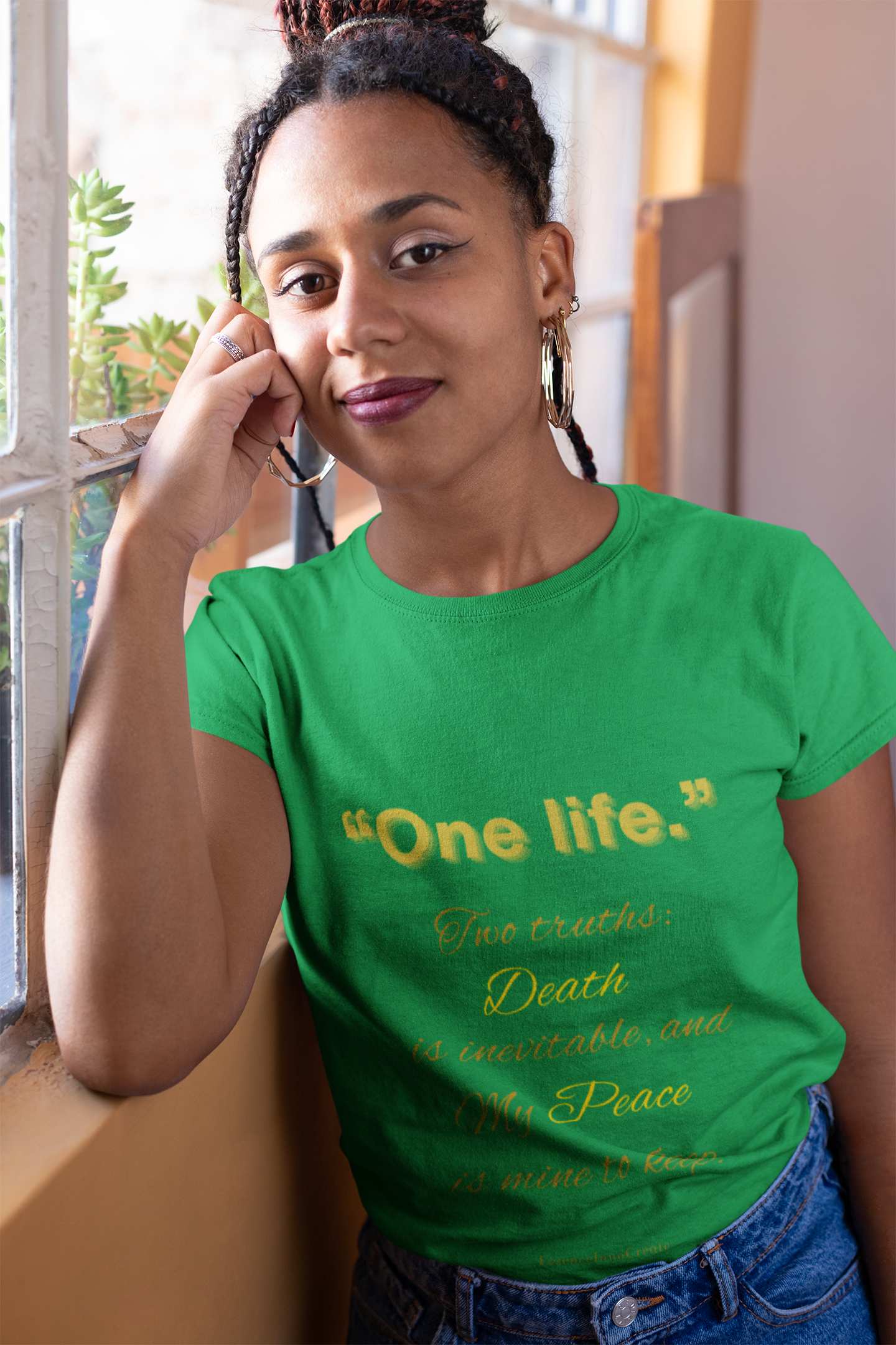 One Life Tee Irish Green | Seek More Collection | EI Fashion