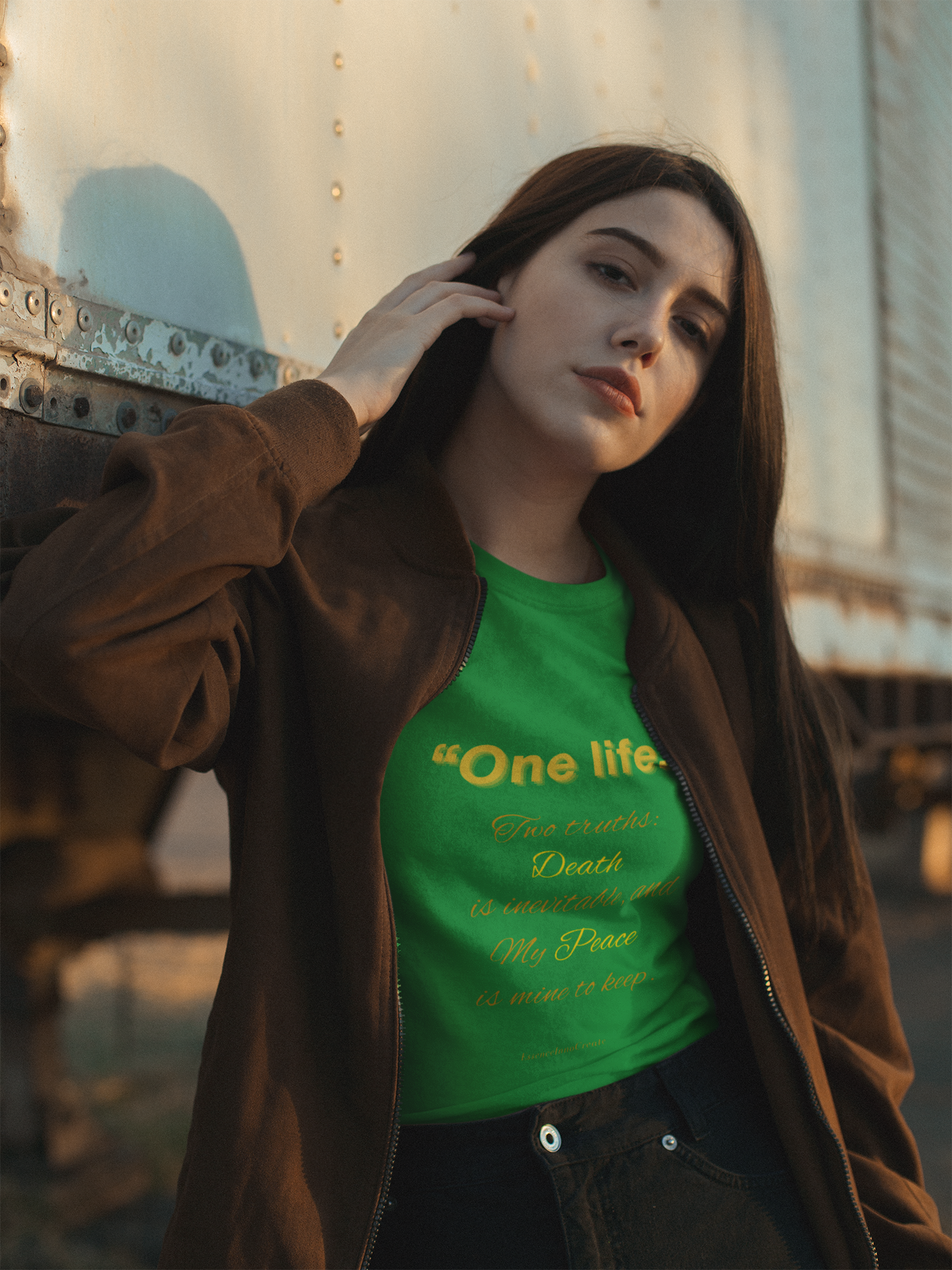 One Life Tee Irish Green | Seek More Collection | EI Fashion