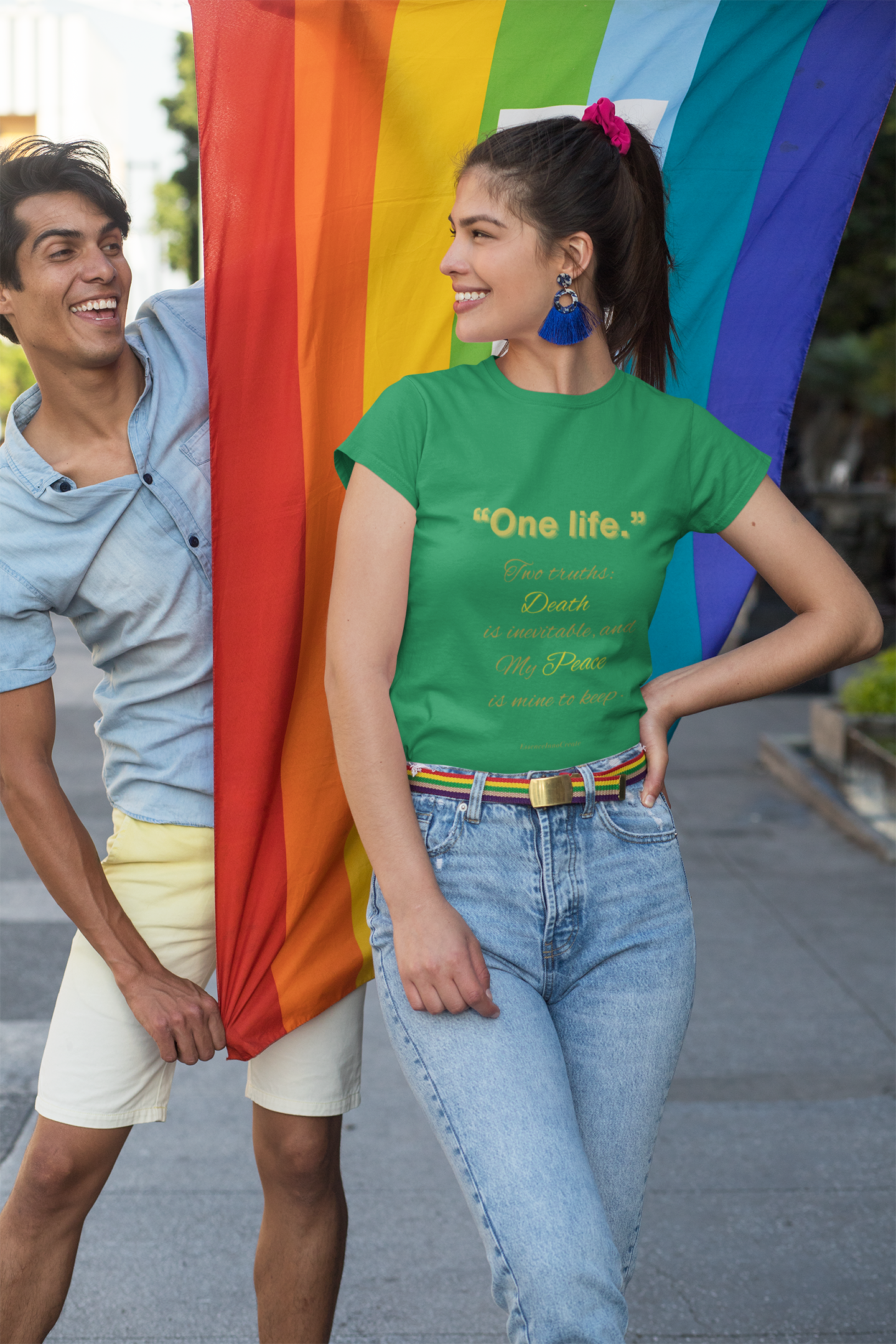 One Life Tee Irish Green | Seek More Collection | EI Fashion