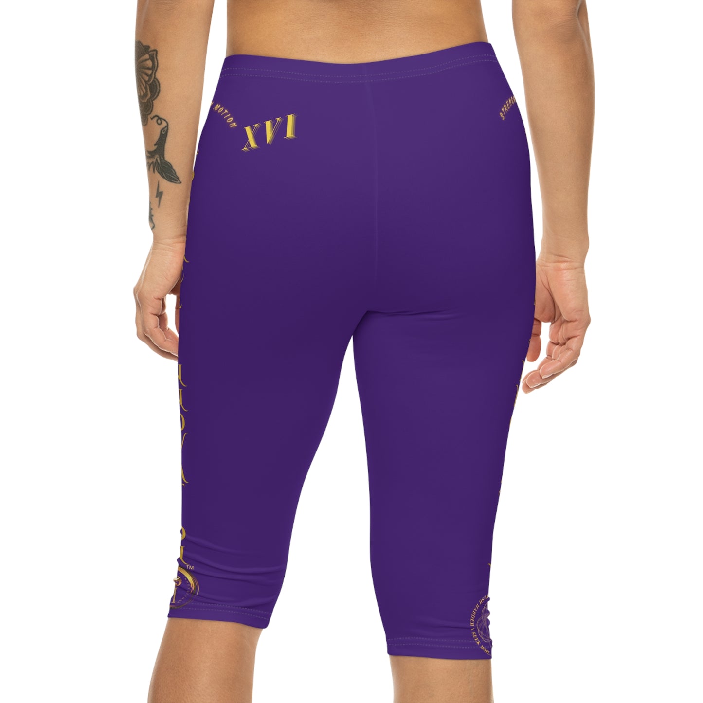 Seek More CL XVI | Capri Leggings | EI Sports | Purple