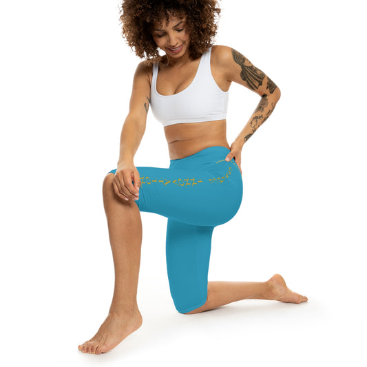 Seek More CL XV | Capri Leggings | EI Sports | Turquoise