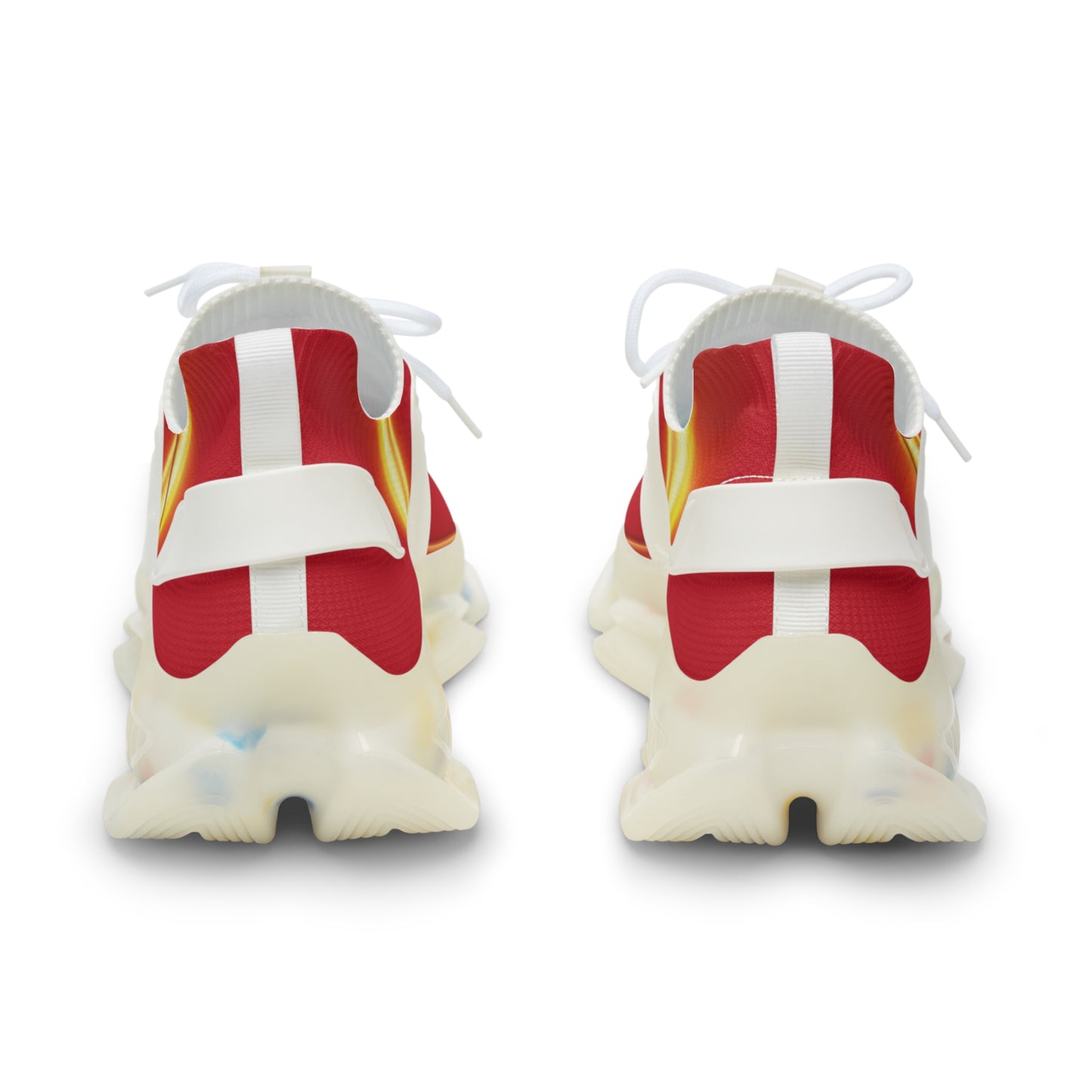 Red Trendsetter Flame | Mens Performance Sneakers | White Sole