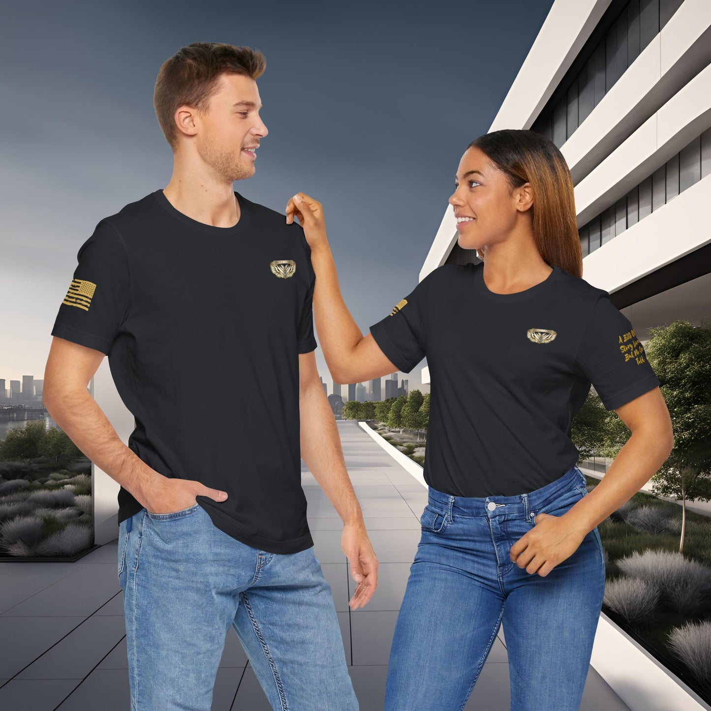 Essence Vintage Veteran Tee – Faded Black Tribute Tee