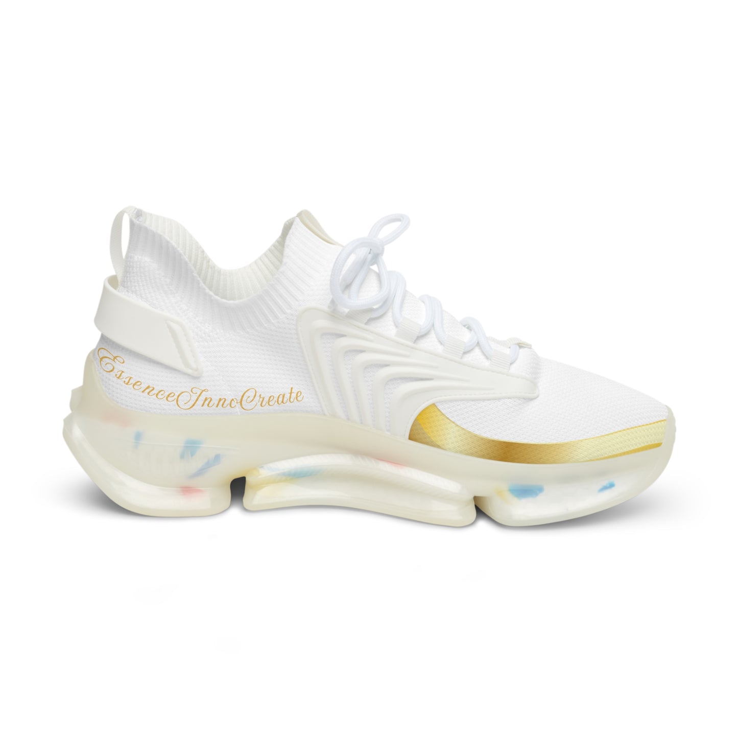EssenceInnoCreate White | Men’s White Trim Mesh Sneakers