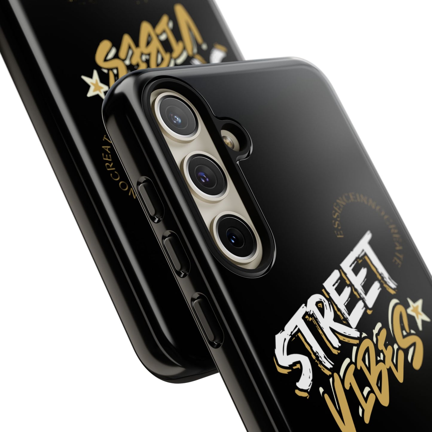 EssenceInnoCreate® Street Vibes Black Phone Case