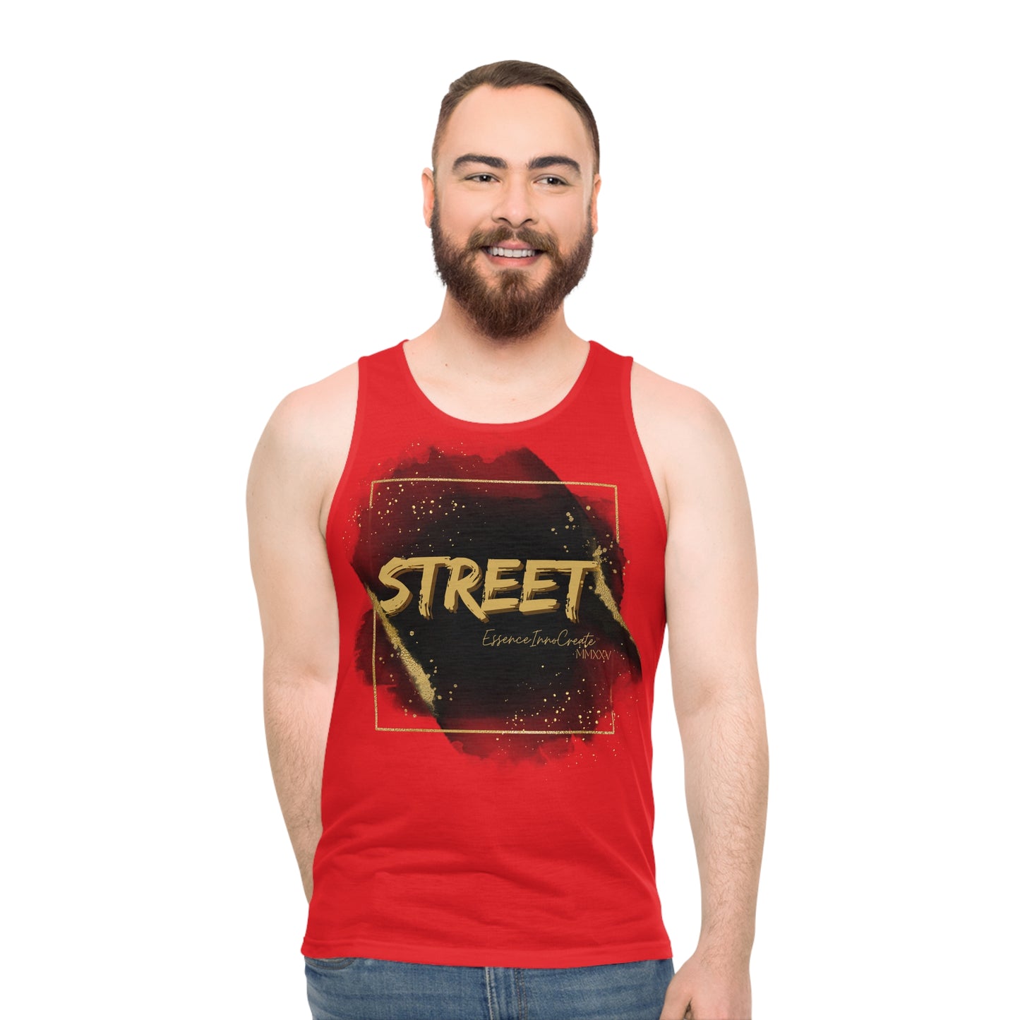 Street Wear Tank IX | EssenceInnoCreate | Red
