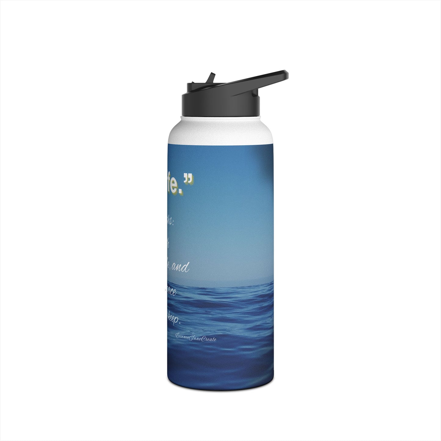 "One Life" Ocean Stainless Steel Water Bottle | 12oz · 18oz · 32oz