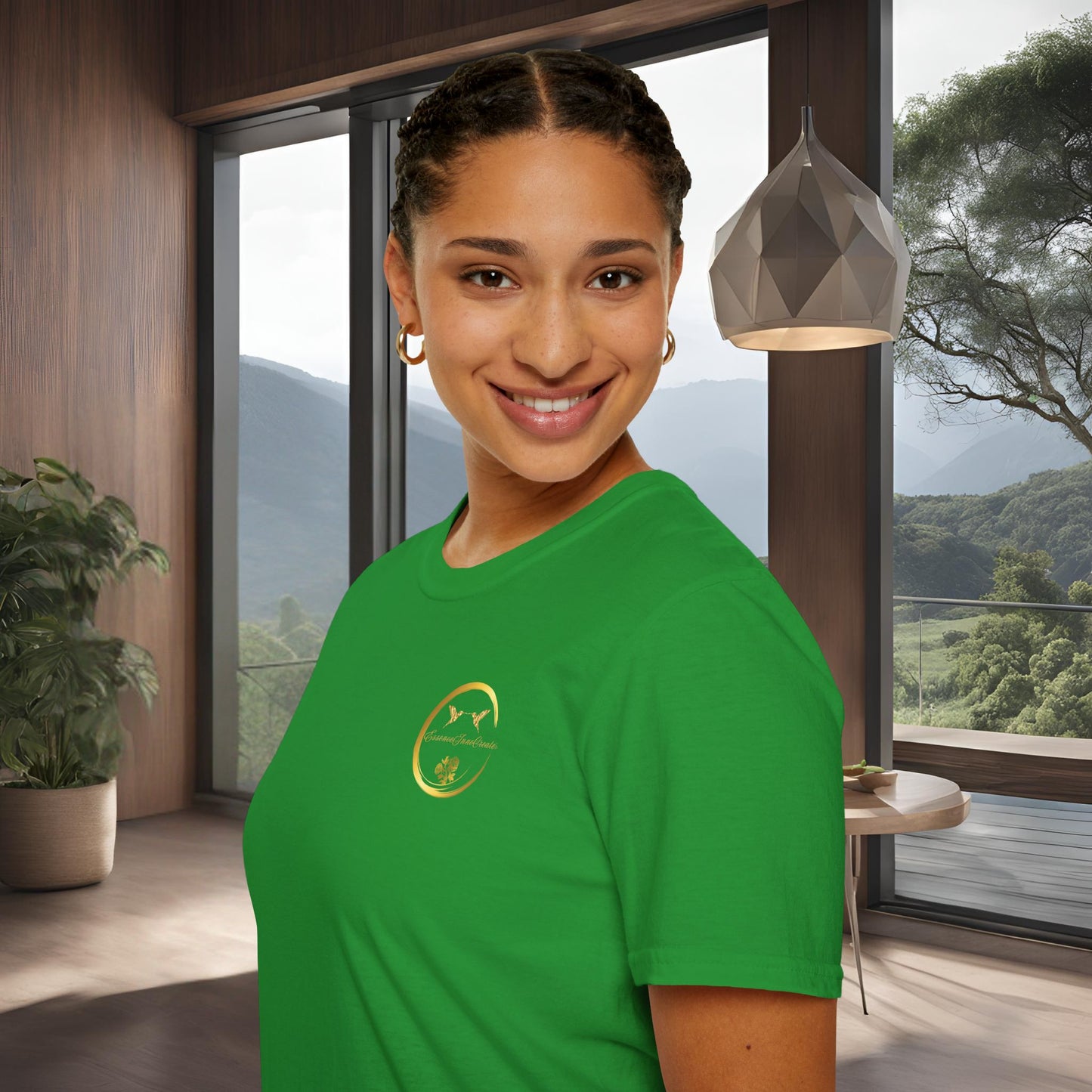 Irish Green Softstyle Tee | EssenceInnoCreate | Unisex Streetwear