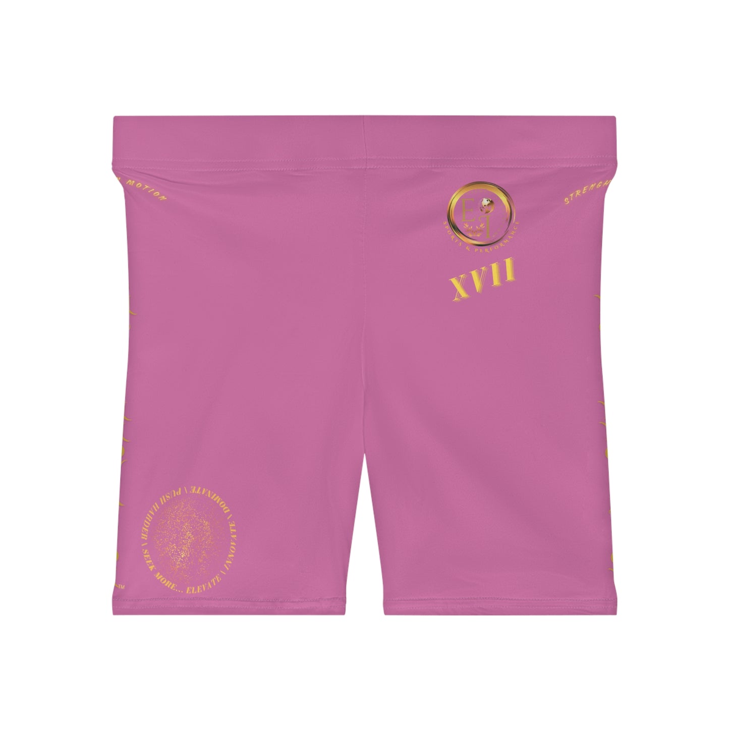 Seek More BS XVII | EI Sports Biker Shorts | Light Pink