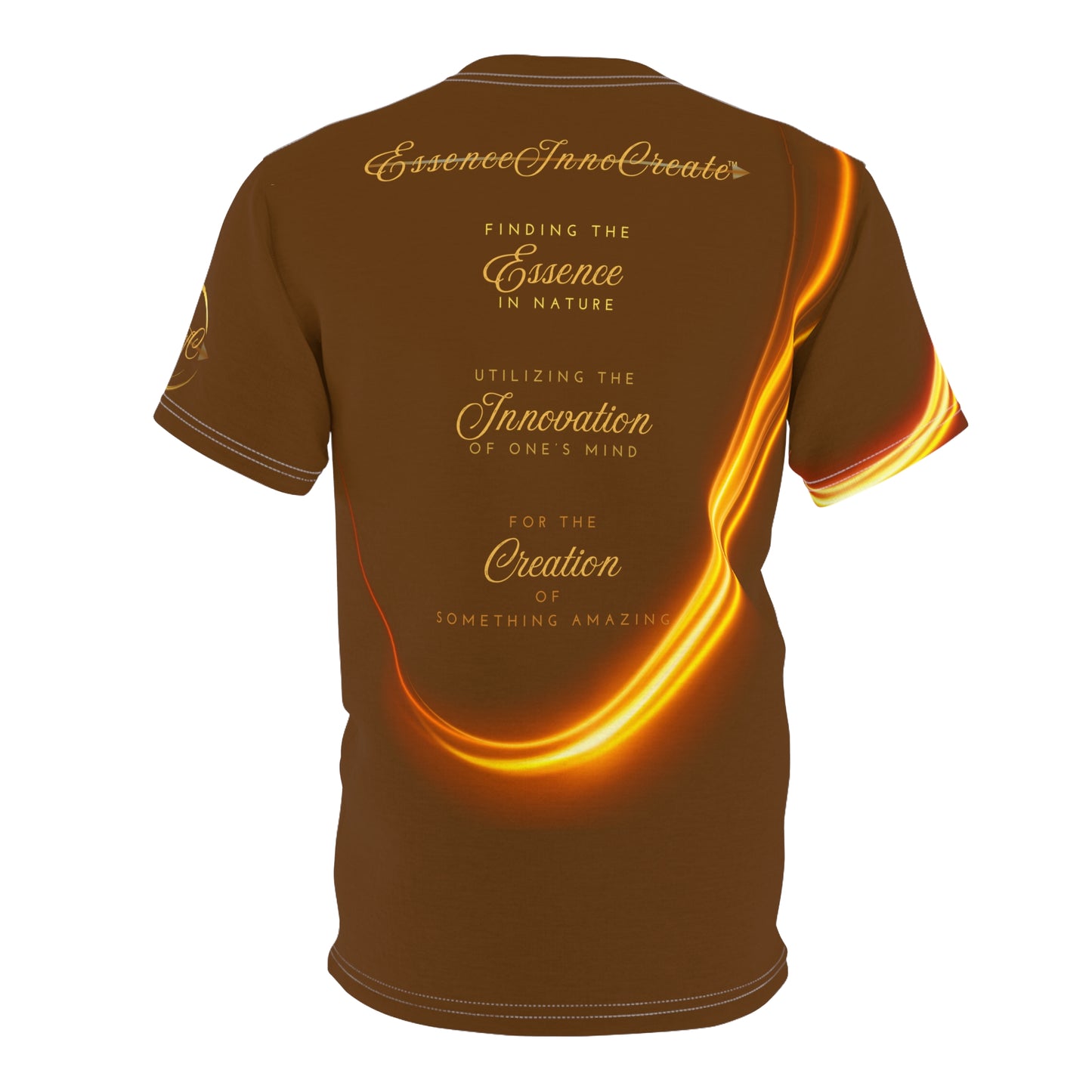 Brown Trendsetters Flame Tee | EssenceInnoCreate