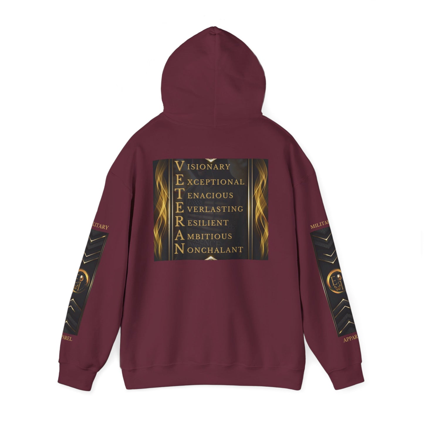Leader Veteran Qualities Hoodie | Military Tribute