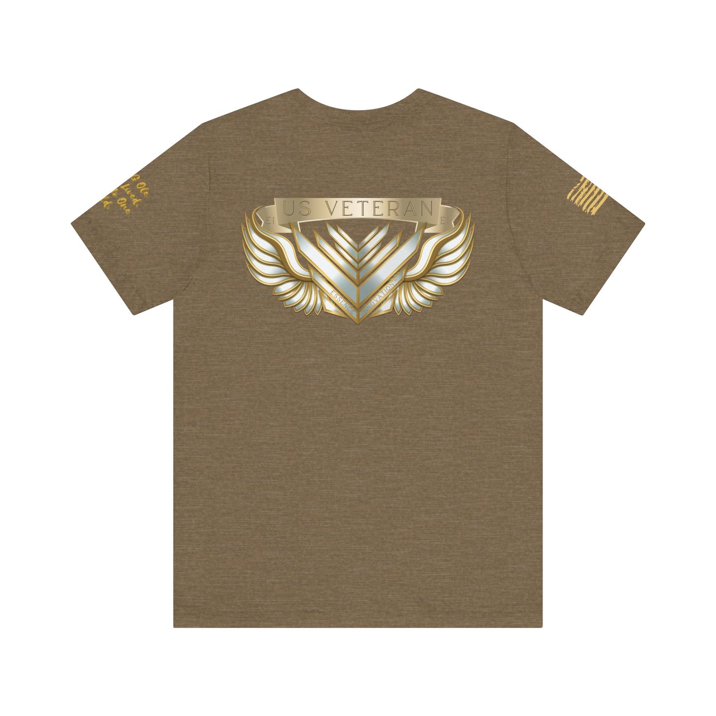 Essence Olive Veteran Tee – Military Tribute T-Shirt