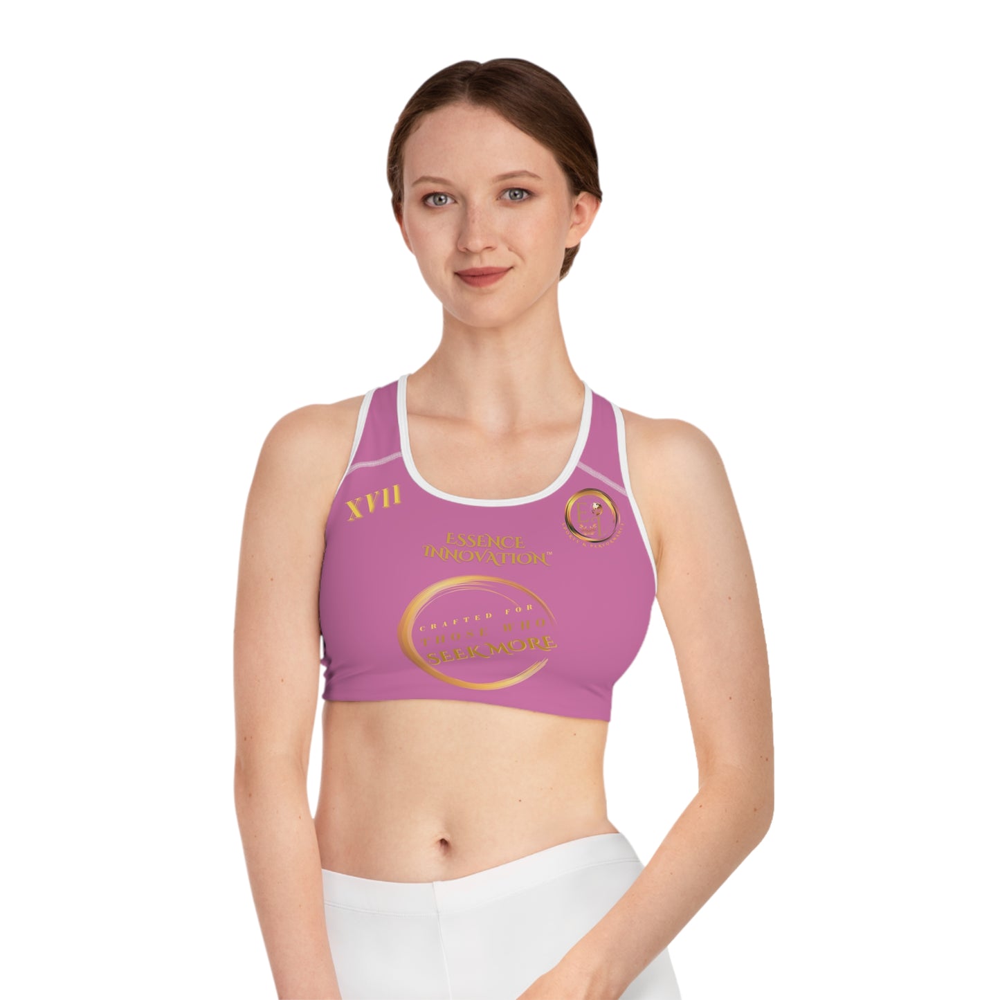 Seek More SB XVII | EI Sports Bra | Light Pink