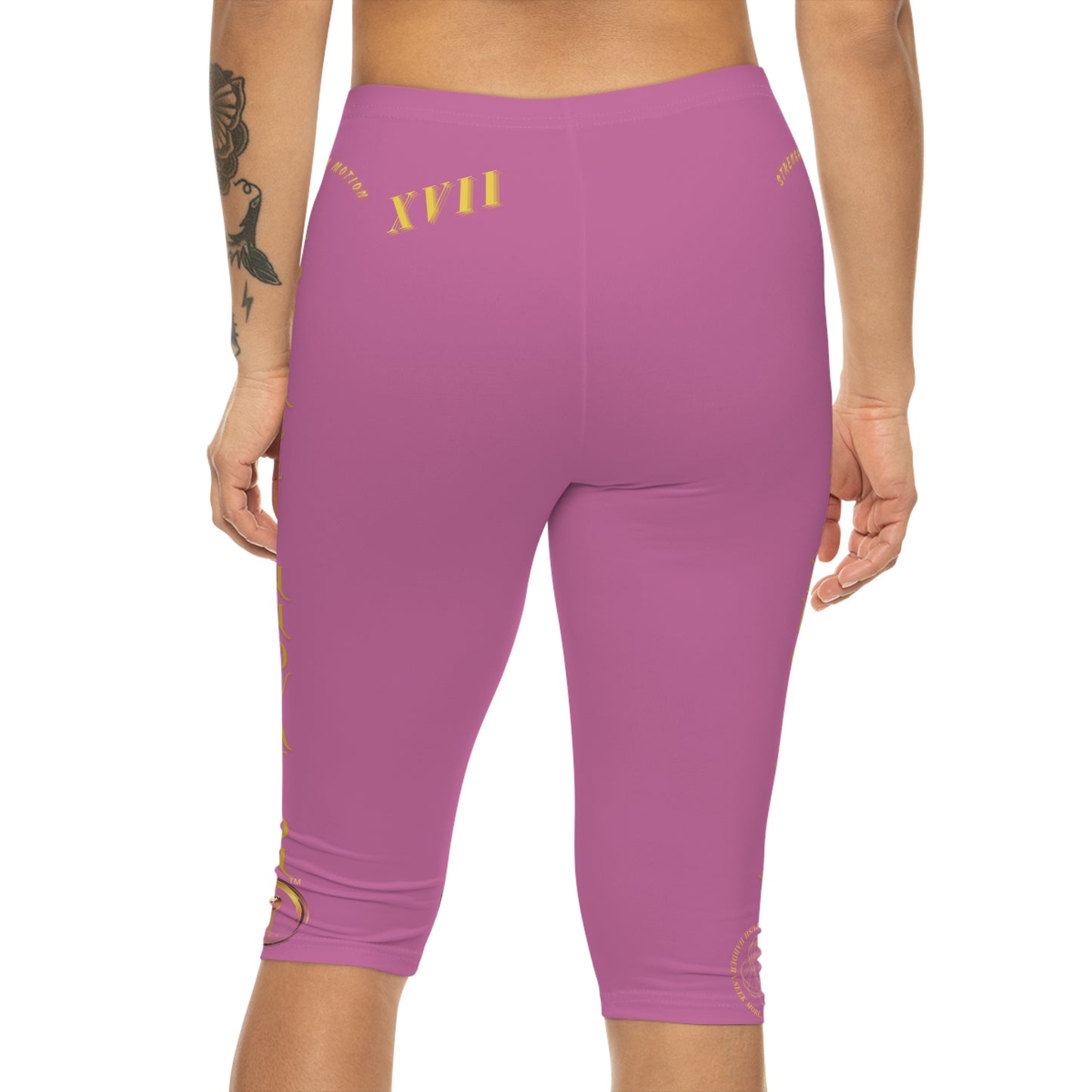 Seek More CL XVII | Capri Leggings | EI Sports | Light Pink
