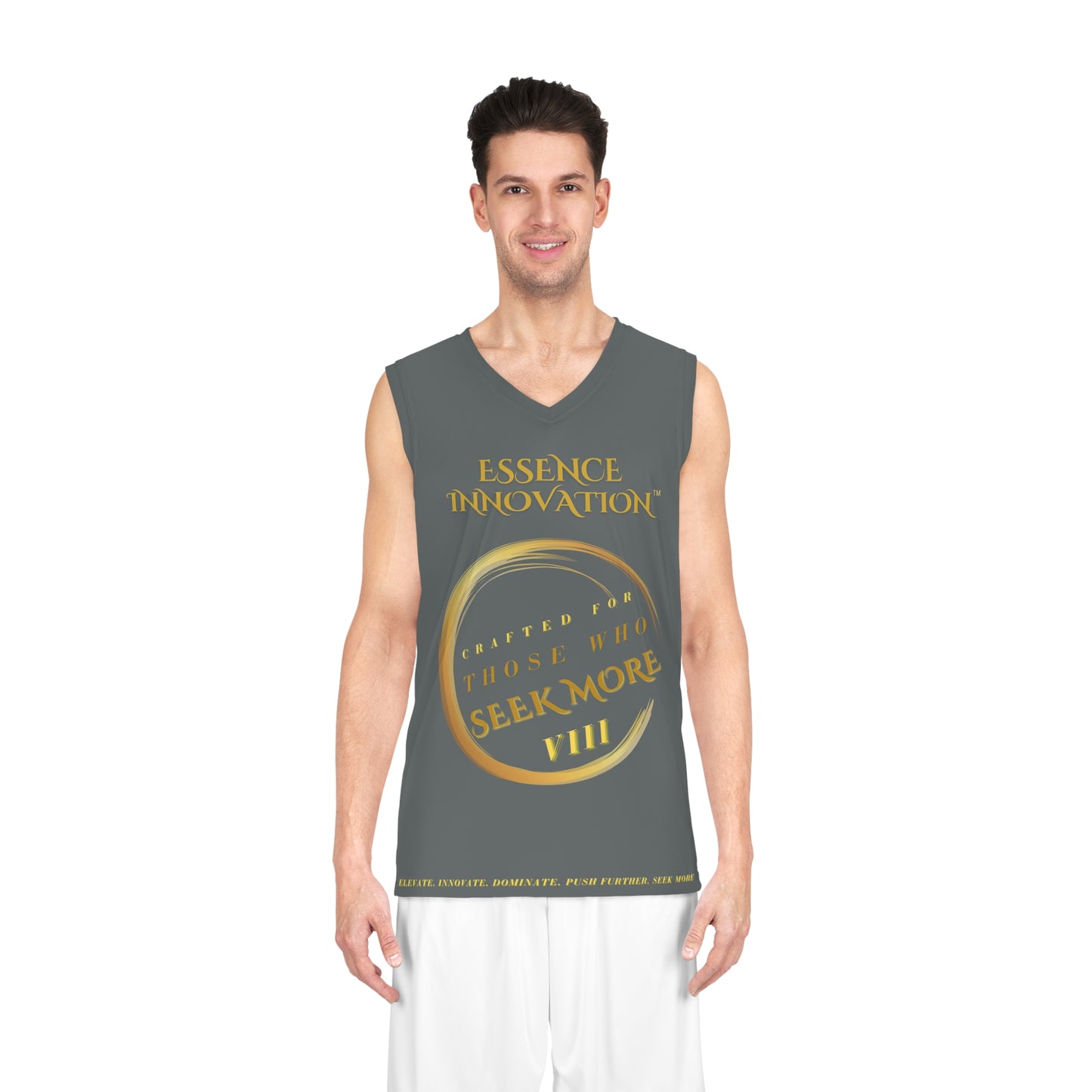 Seek More Dominance VIII | EI Sports Basketball Jersey | Dark Grey
