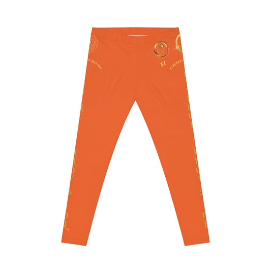 Seek More Premium XI | EI Sports Leggings | Orange