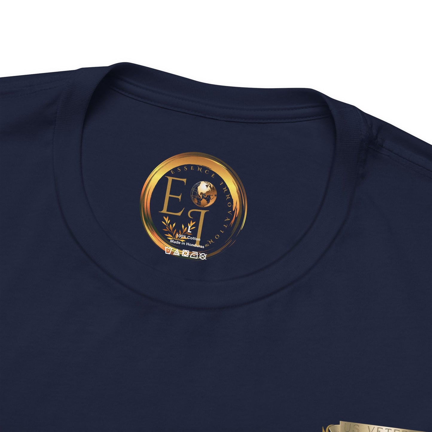 Essence Navy Veteran Tee – Deep Patriotic T-Shirt