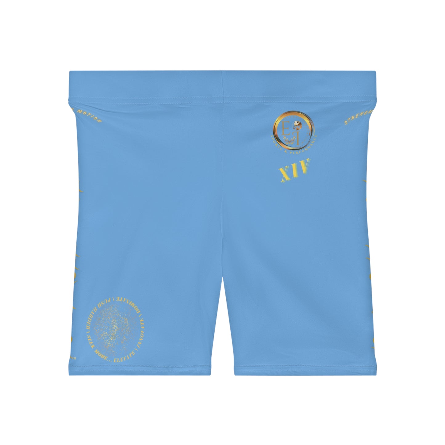 Seek More BS XIV | EI Sports Biker Shorts | Light Blue