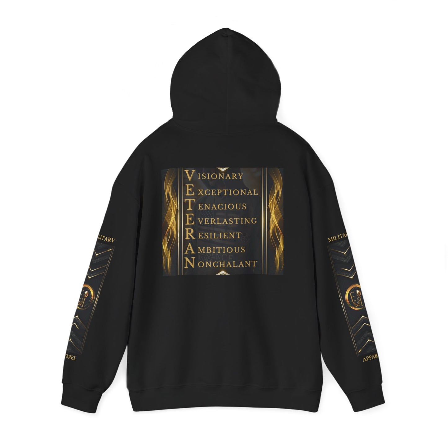 Leader Veteran Qualities Hoodie | Military Tribute