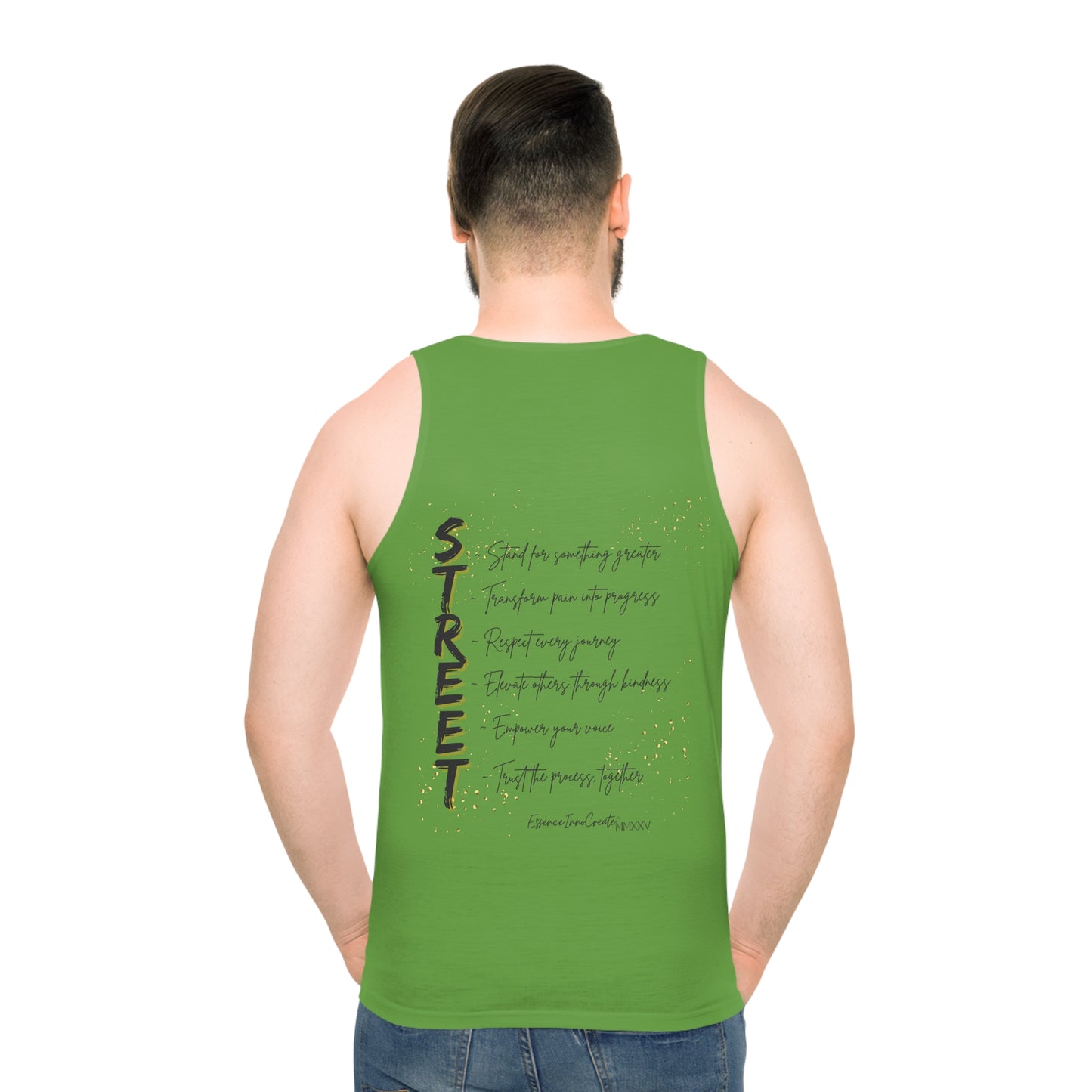Street Wear Tank XXIV | EssenceInnoCreate | Light Green
