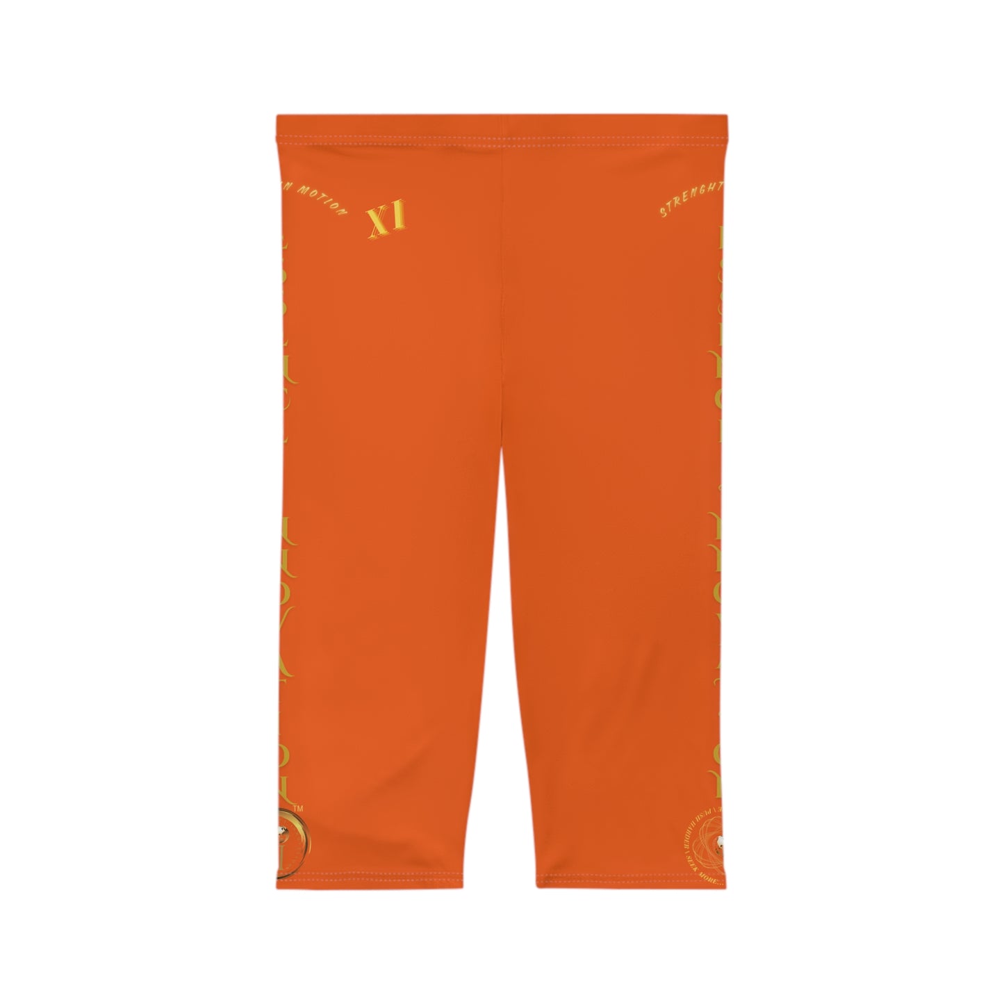 Seek More CL XI | Capri Leggings | EI Sports | Orange