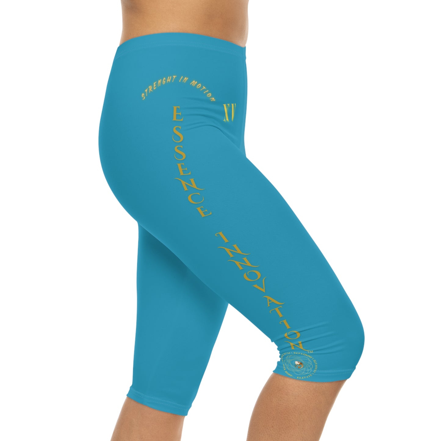 Seek More CL XV | Capri Leggings | EI Sports | Turquoise