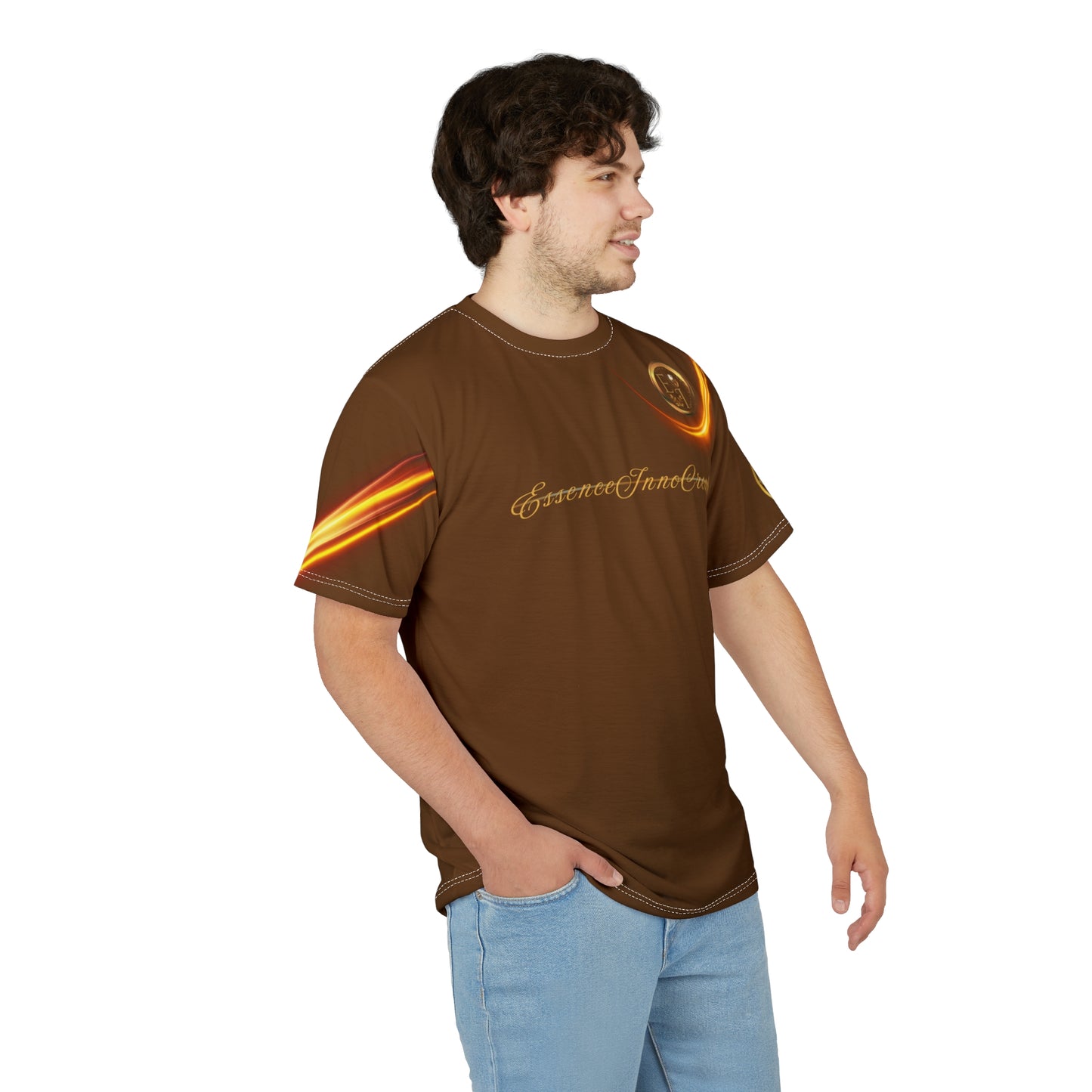 Brown Trendsetters Flame Tee | EssenceInnoCreate