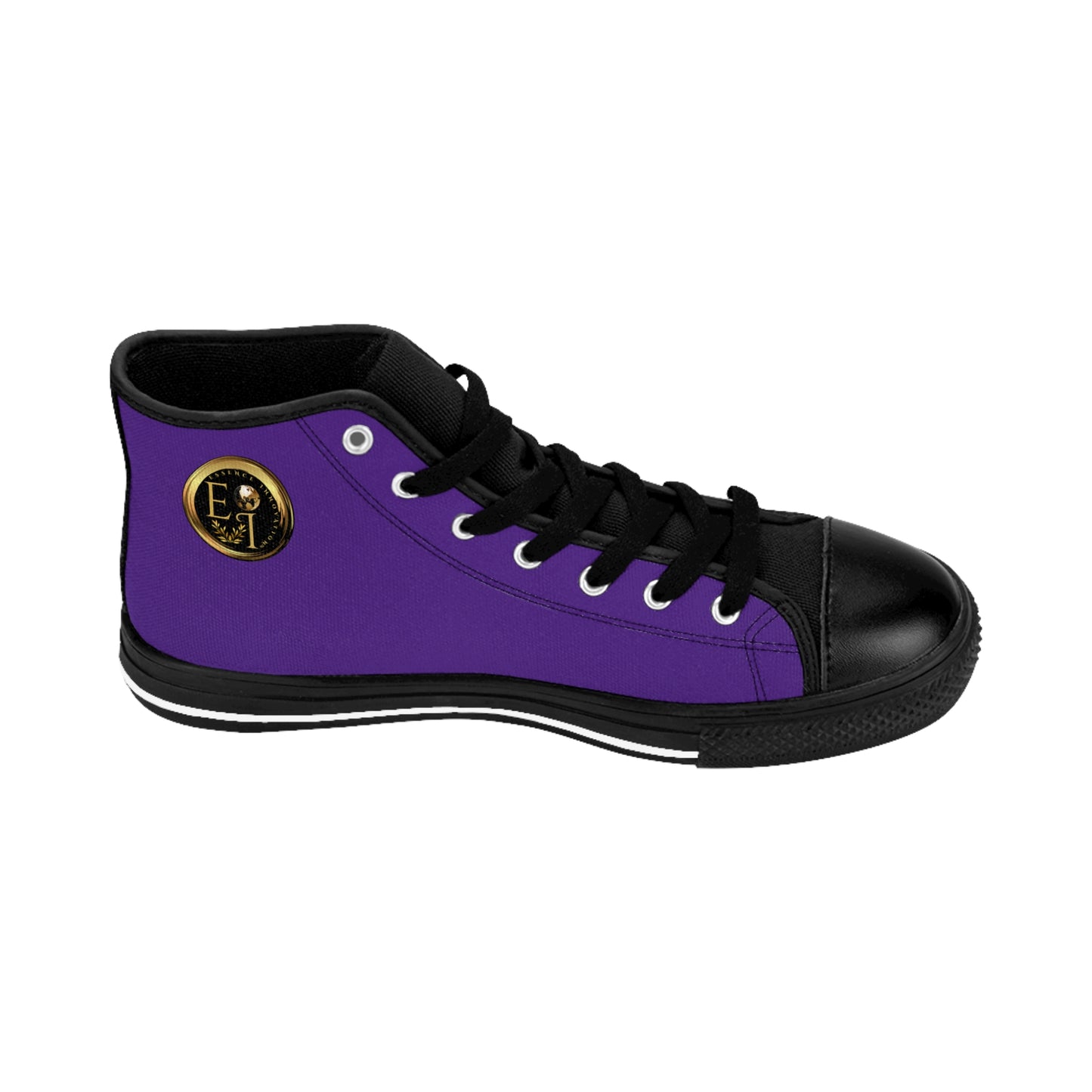Essence Innovation Mens Streetwear | HighTop Sneakers | Purple