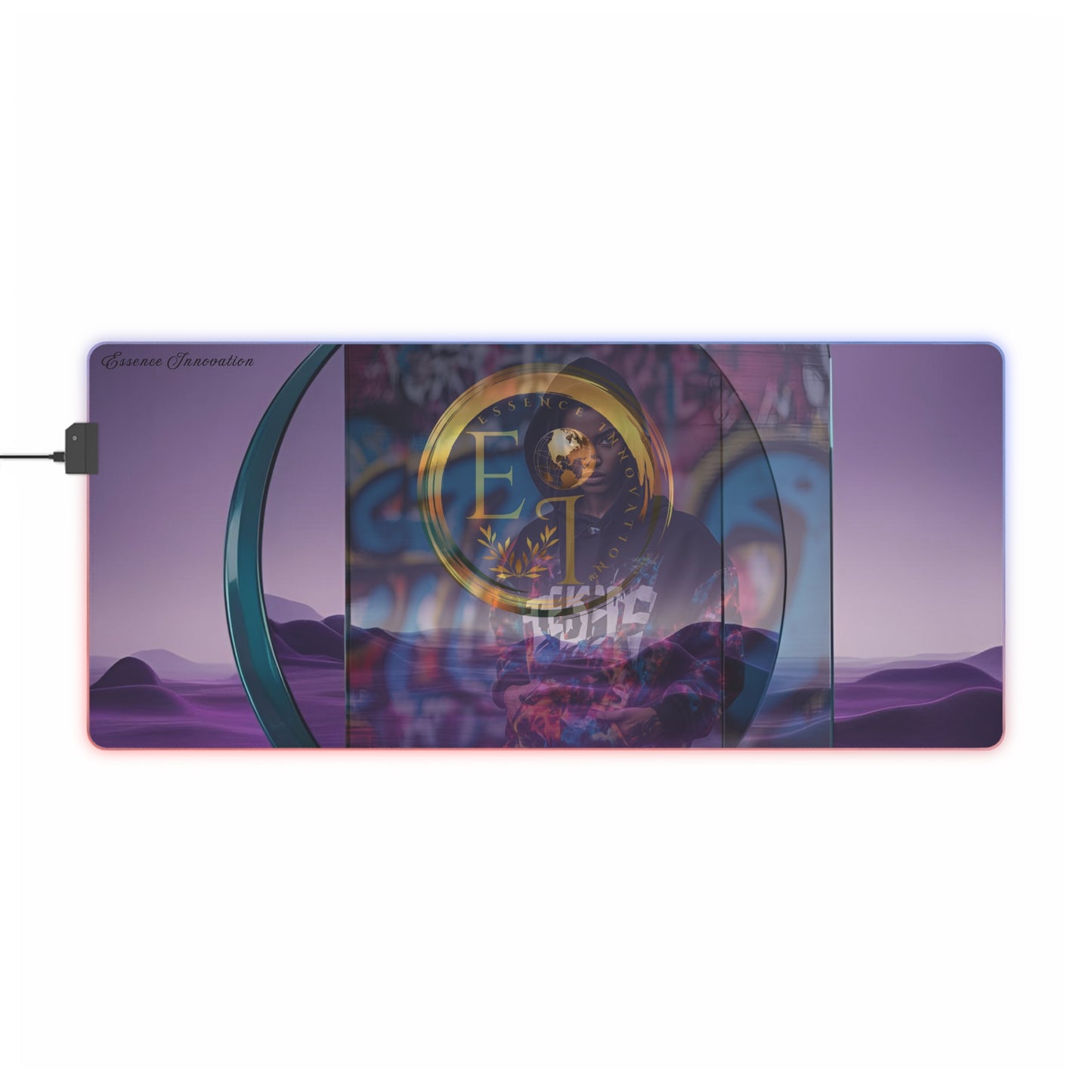 Urban Odyssey | LED Gaming Mouse Pad | 4 Sizes
