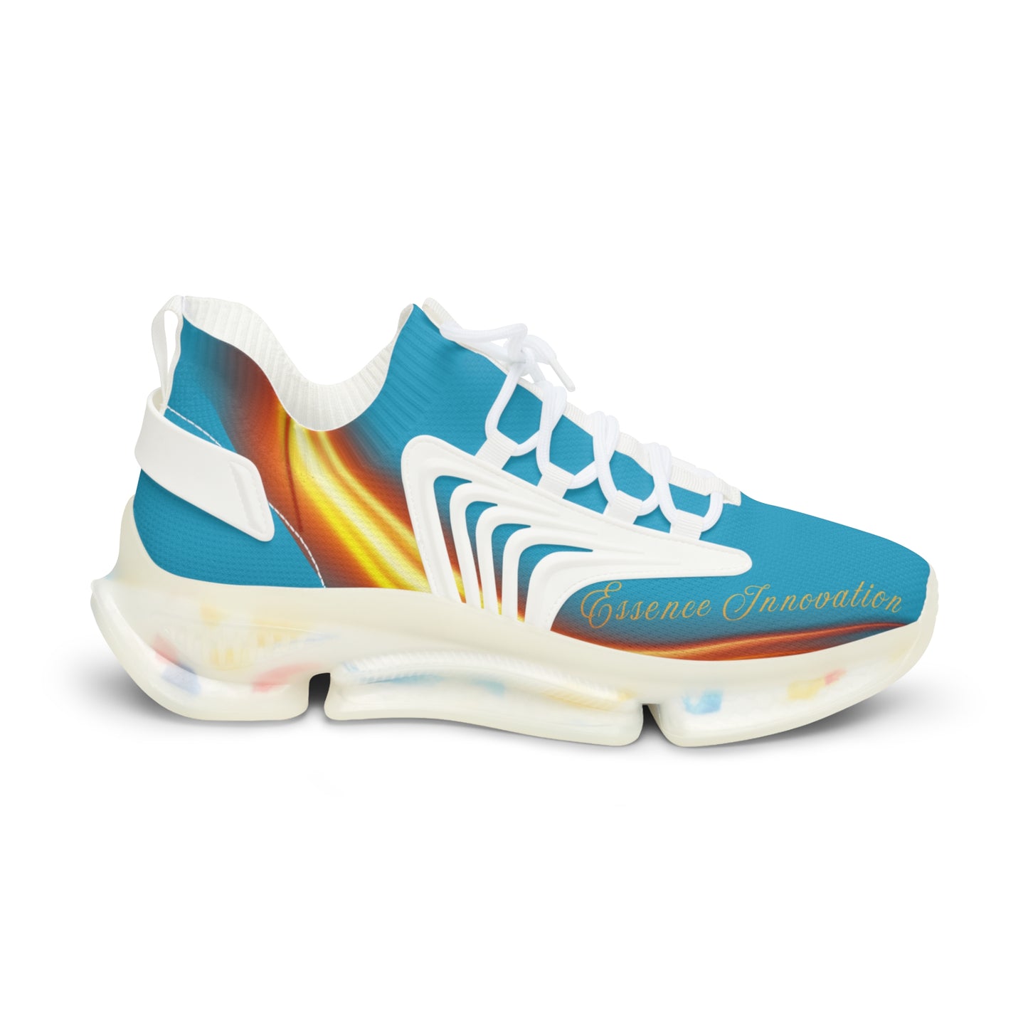 Turquoise Trendsetter Flame | Men’s Performance Sneakers | White Sole