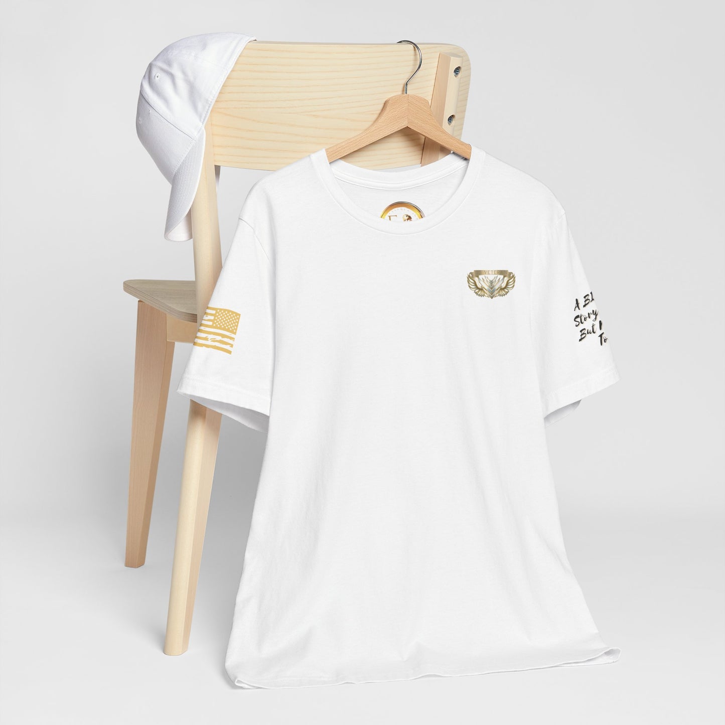 Essence White Veteran Tee – Clean Tribute T-Shirt