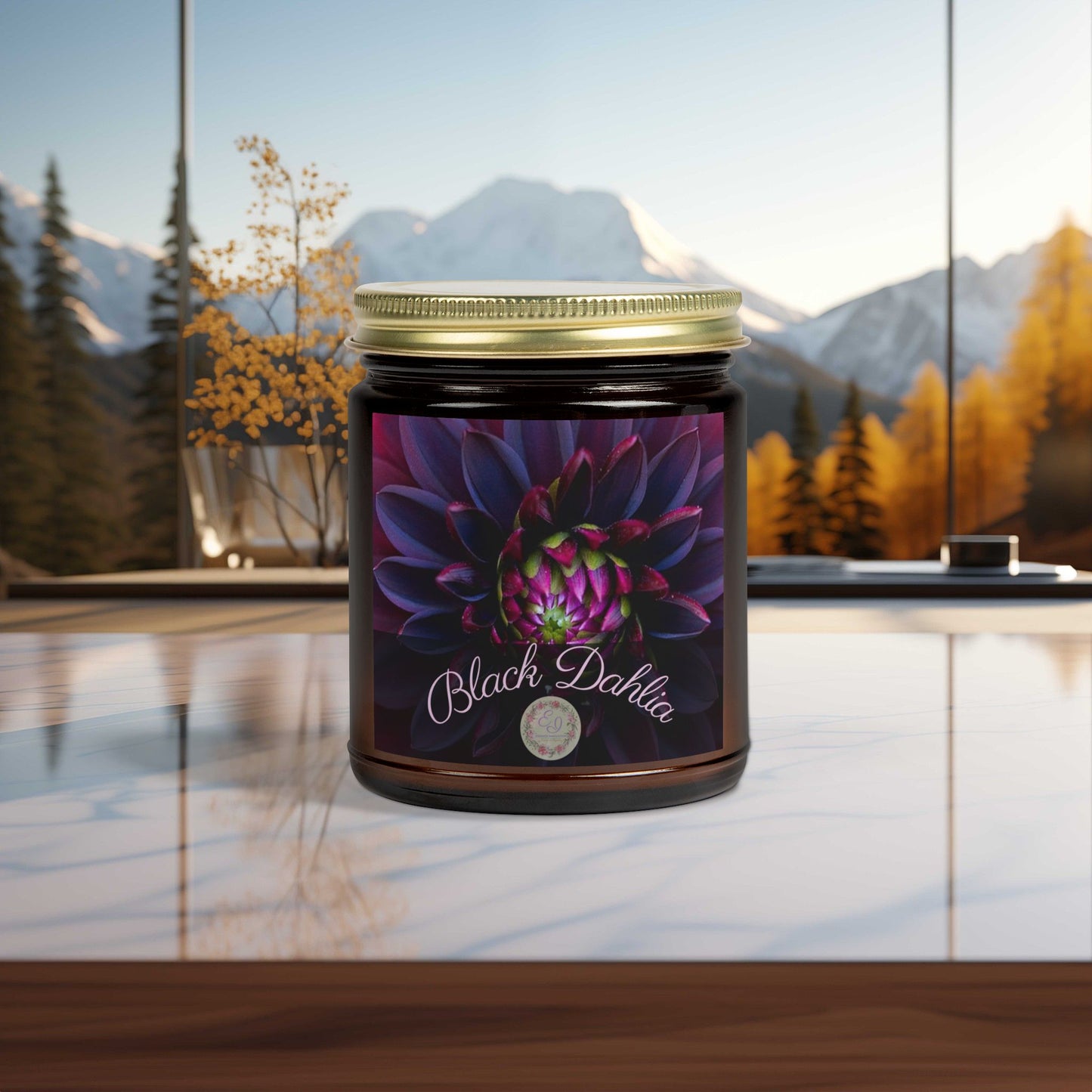 Fragrant Flower | Twilight Berry Candle – Black Dahlia | 4oz, 9oz
