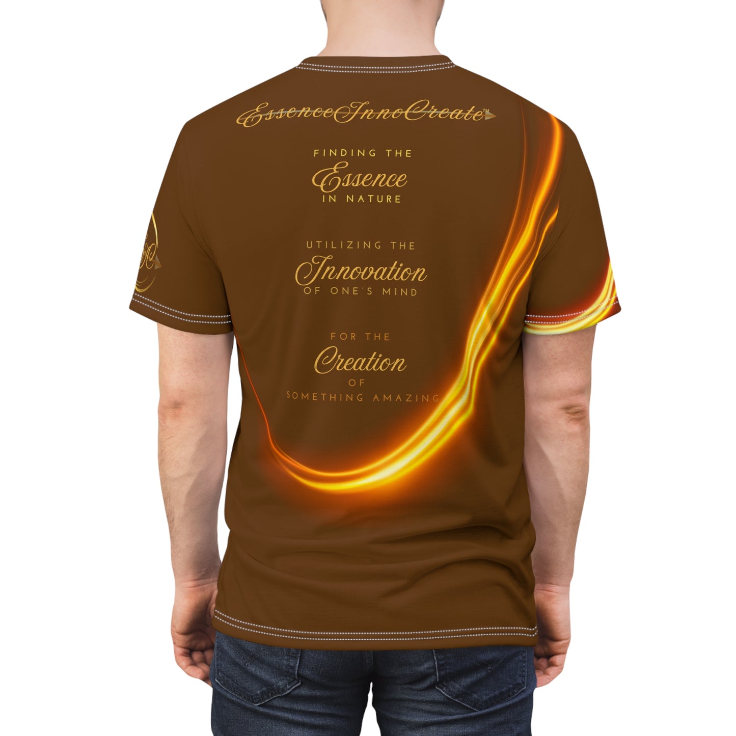 Brown Trendsetters Flame Tee | EssenceInnoCreate