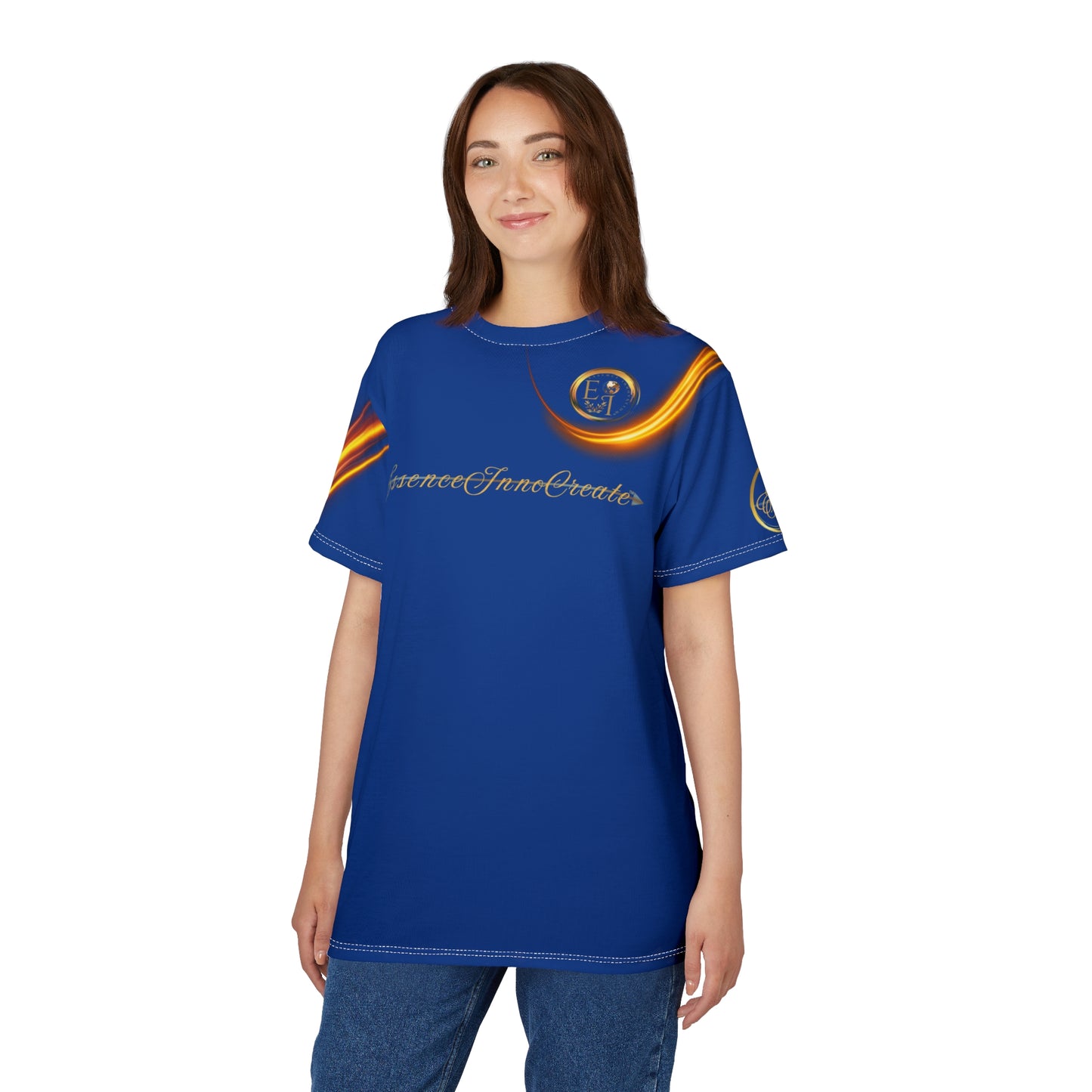 Dark Blue Trendsetters Flame Tee | EssenceInnoCreate