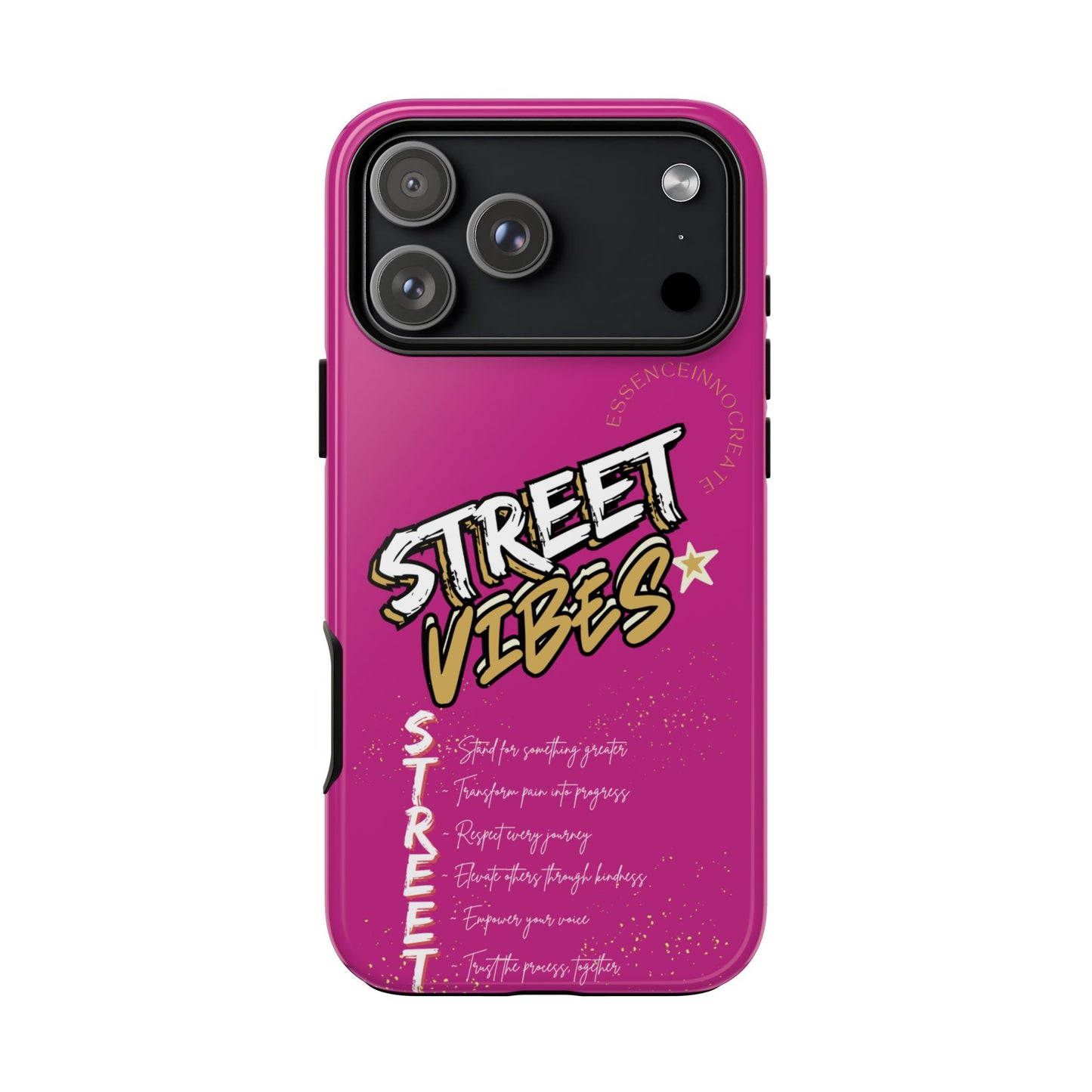 EssenceInnoCreate® Street Vibes Pink Phone Case
