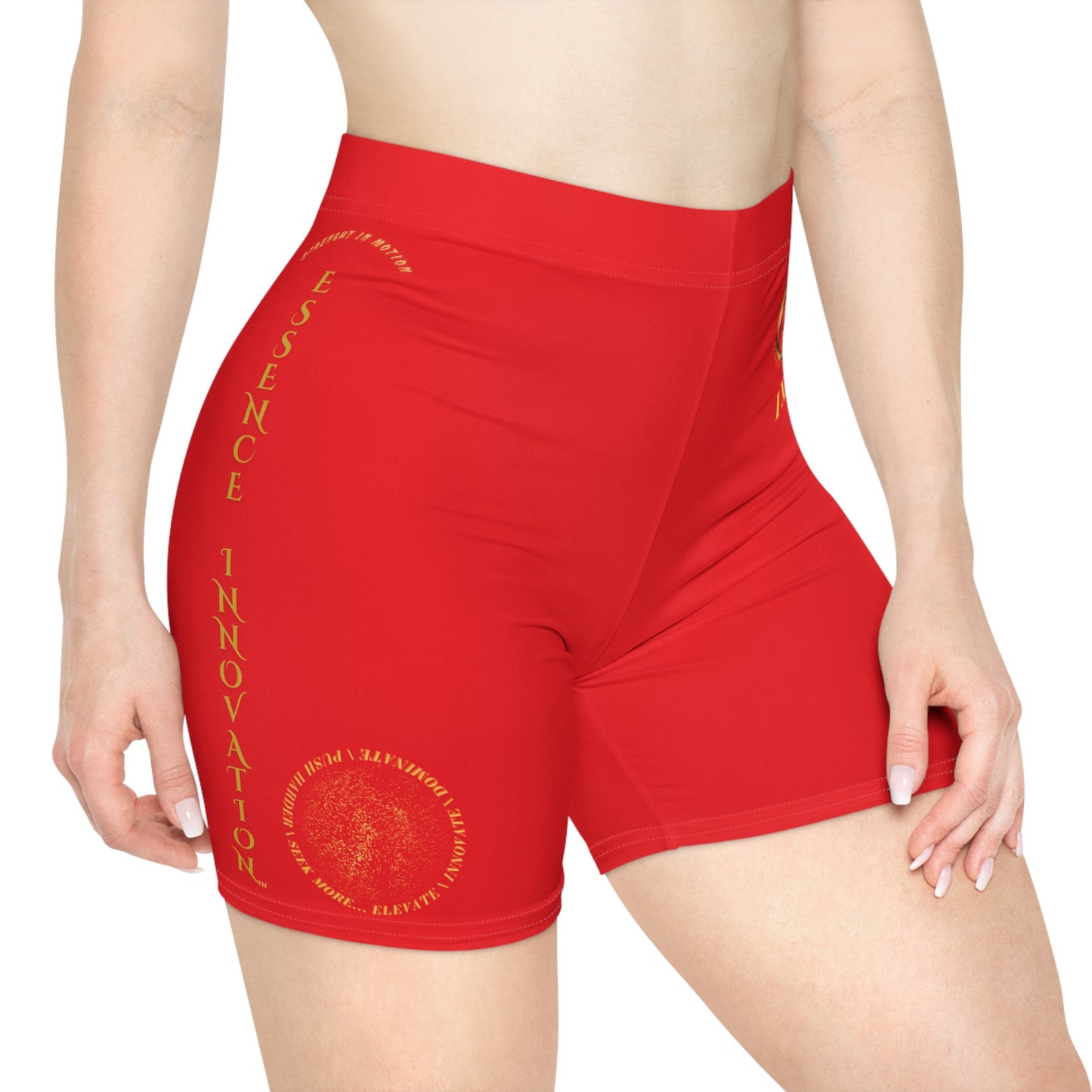 Seek More BS IX | EI Sports Biker Shorts | Red