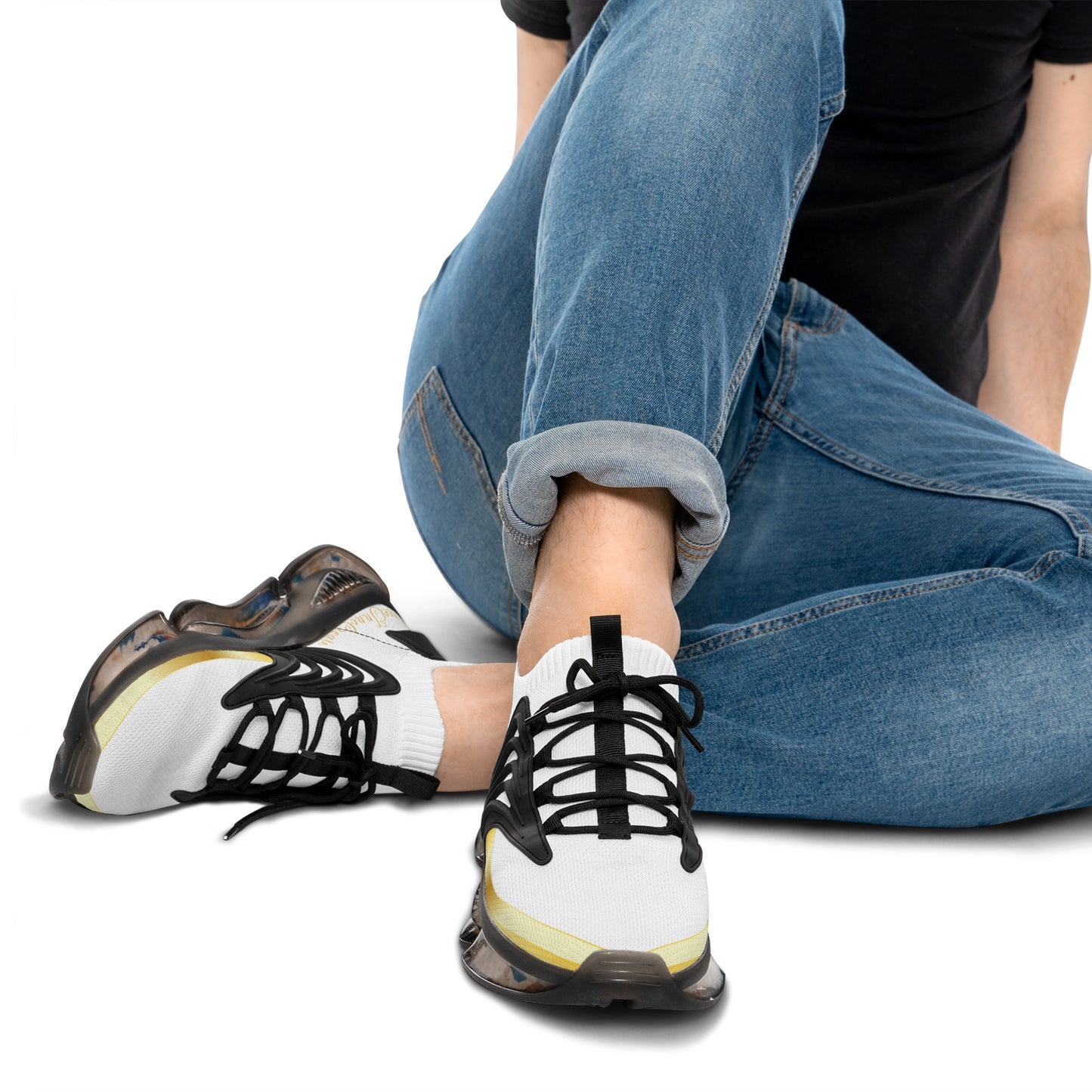 EssenceInnoCreate White | Men’s Black Trim Mesh Sneakers