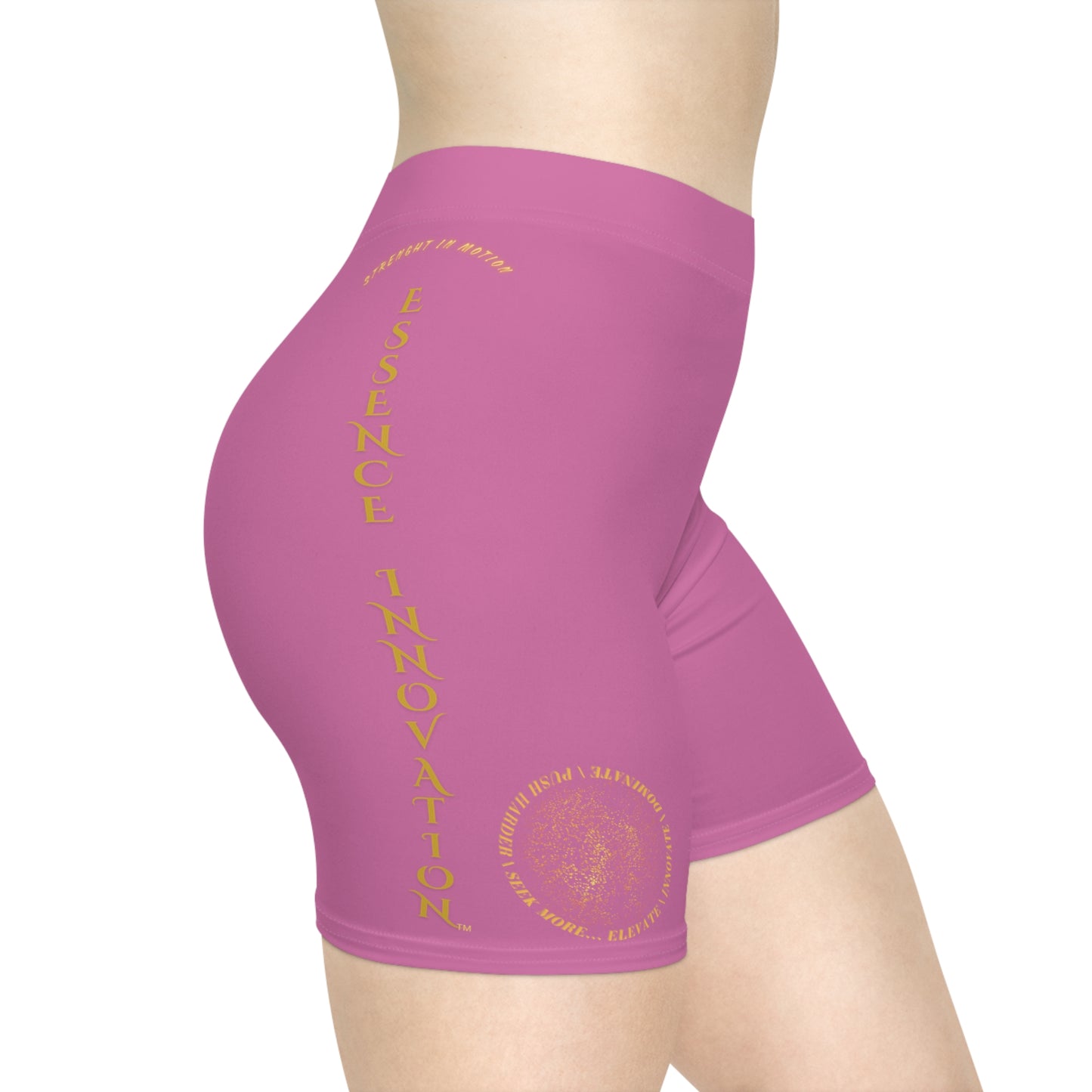 Seek More BS XVII | EI Sports Biker Shorts | Light Pink
