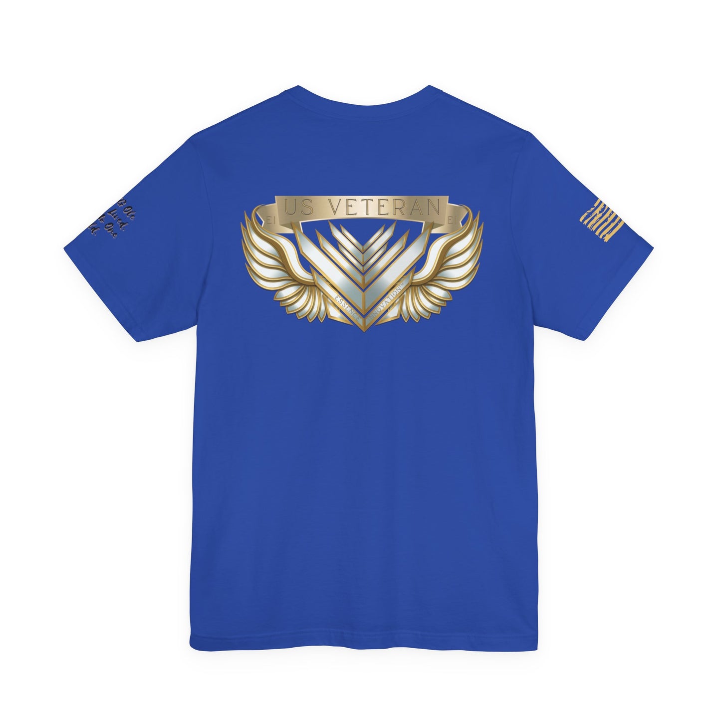 Essence Crest Veteran Tee | Honor, Strength, Quiet Legacy | 13 Colors